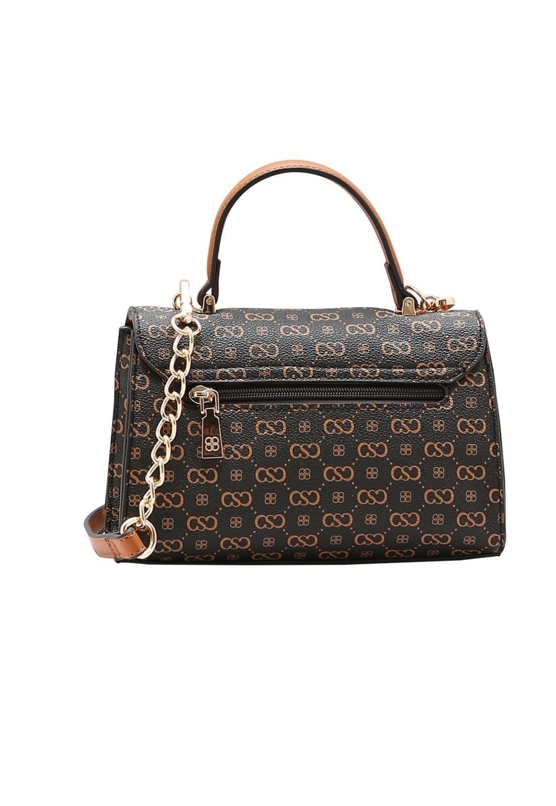 Vista 2 Bolsa Feminina Chenson Monograma Elegance 3485409 Chenson café
