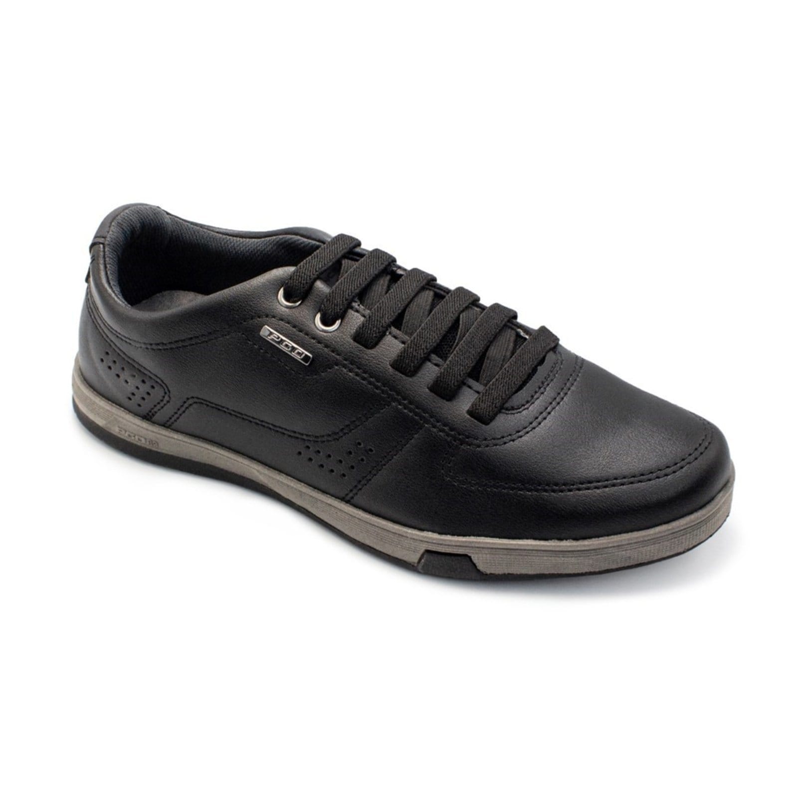 Vista 2 Sapatênis Pegada Masculino Microfibra E Elástico 170418 PEGADA preto