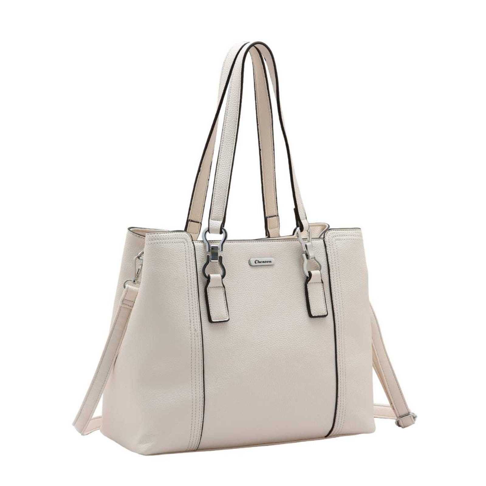 Bolsa Feminina Chenson Textura Delicada 3485327 OFF WHITE