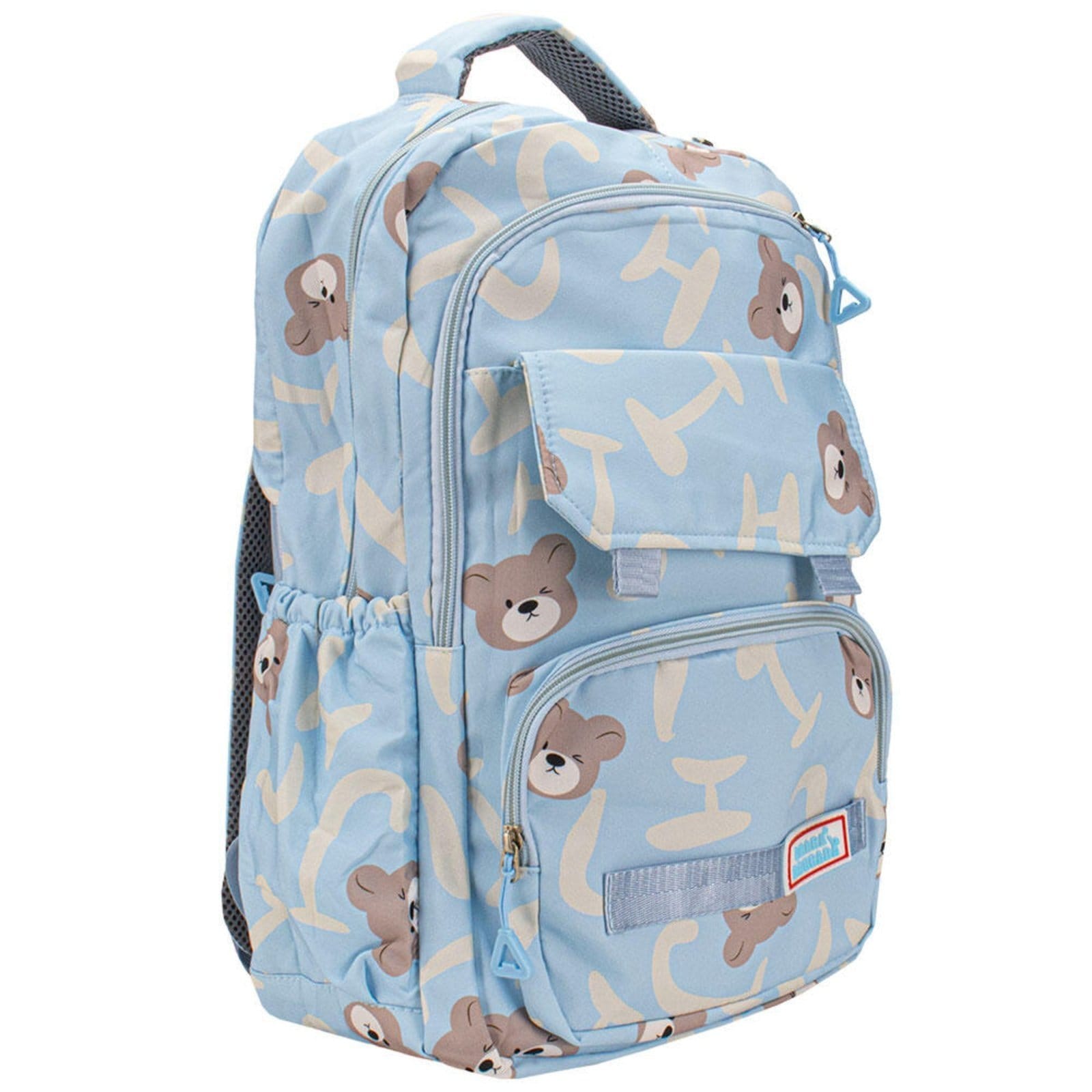 Vista 2 Mochila Feminina Arara Dourada 66384 0686384 Arara Dourada azul