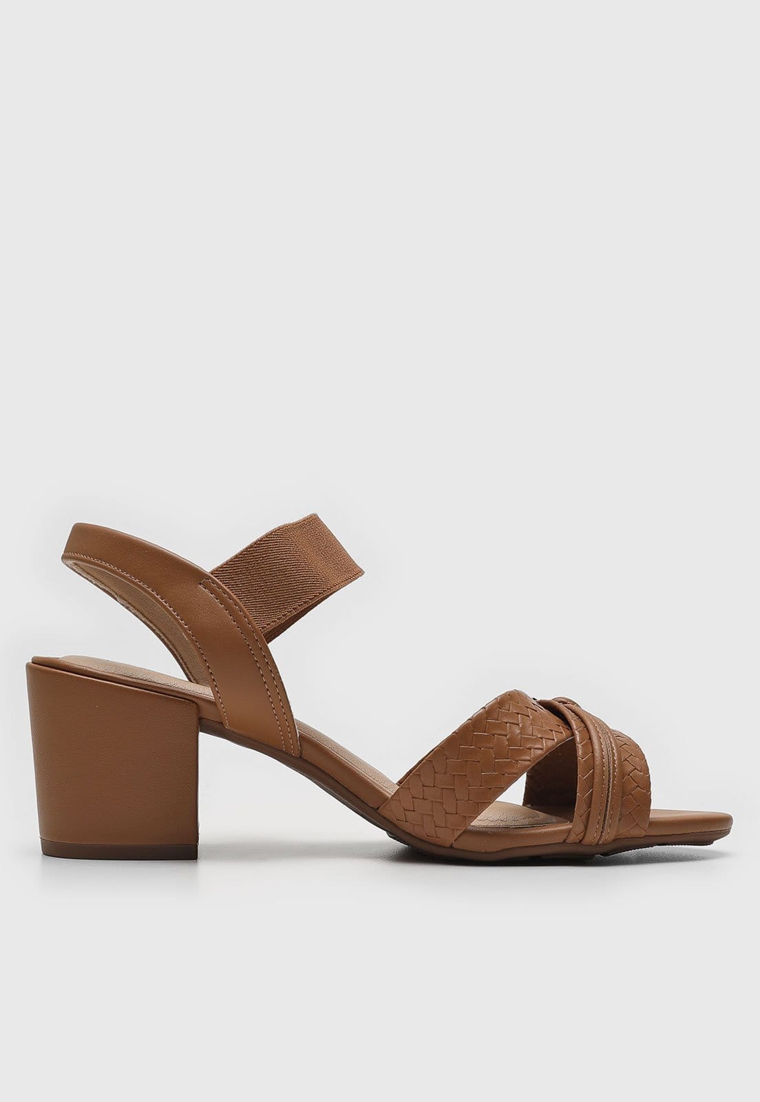 Vista 2 Sandália Modare Tira Cruzada MODARE caramelo