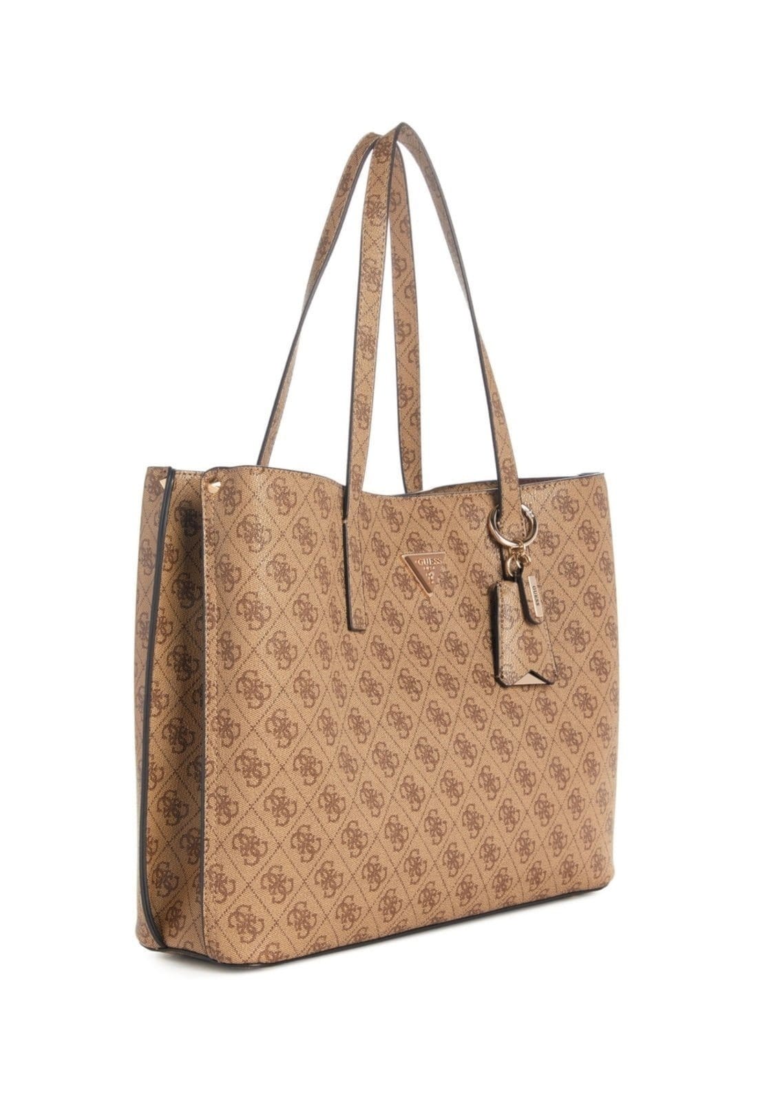 Vista 2 Bolsa Guess Meridian Ii Girlfriend Tote Bege Guess amarelo