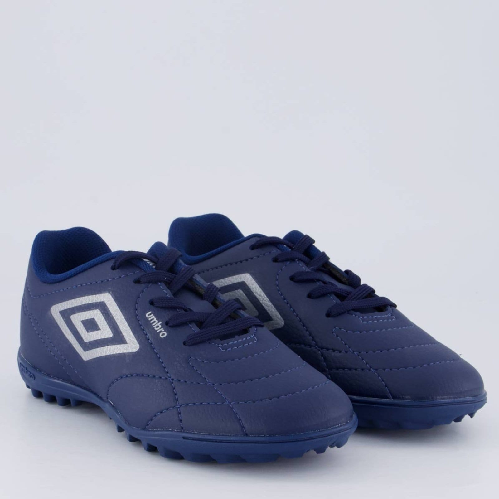 Vista 2 Chuteira Umbro Class Footballer Society Juvenil Marinho Umbro azul marinho