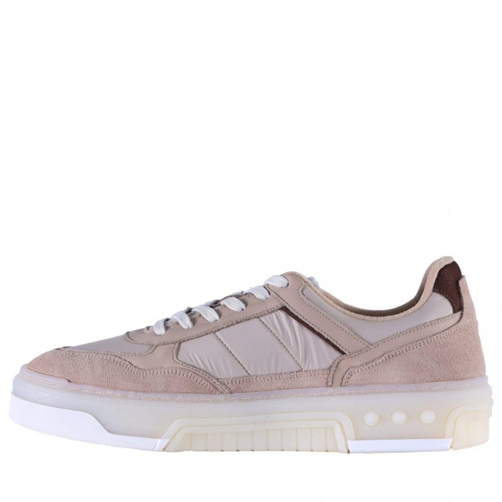 Vista 2 Tênis Casual Masculino em Couro Zariff Rck008 Zariff Zariff bege