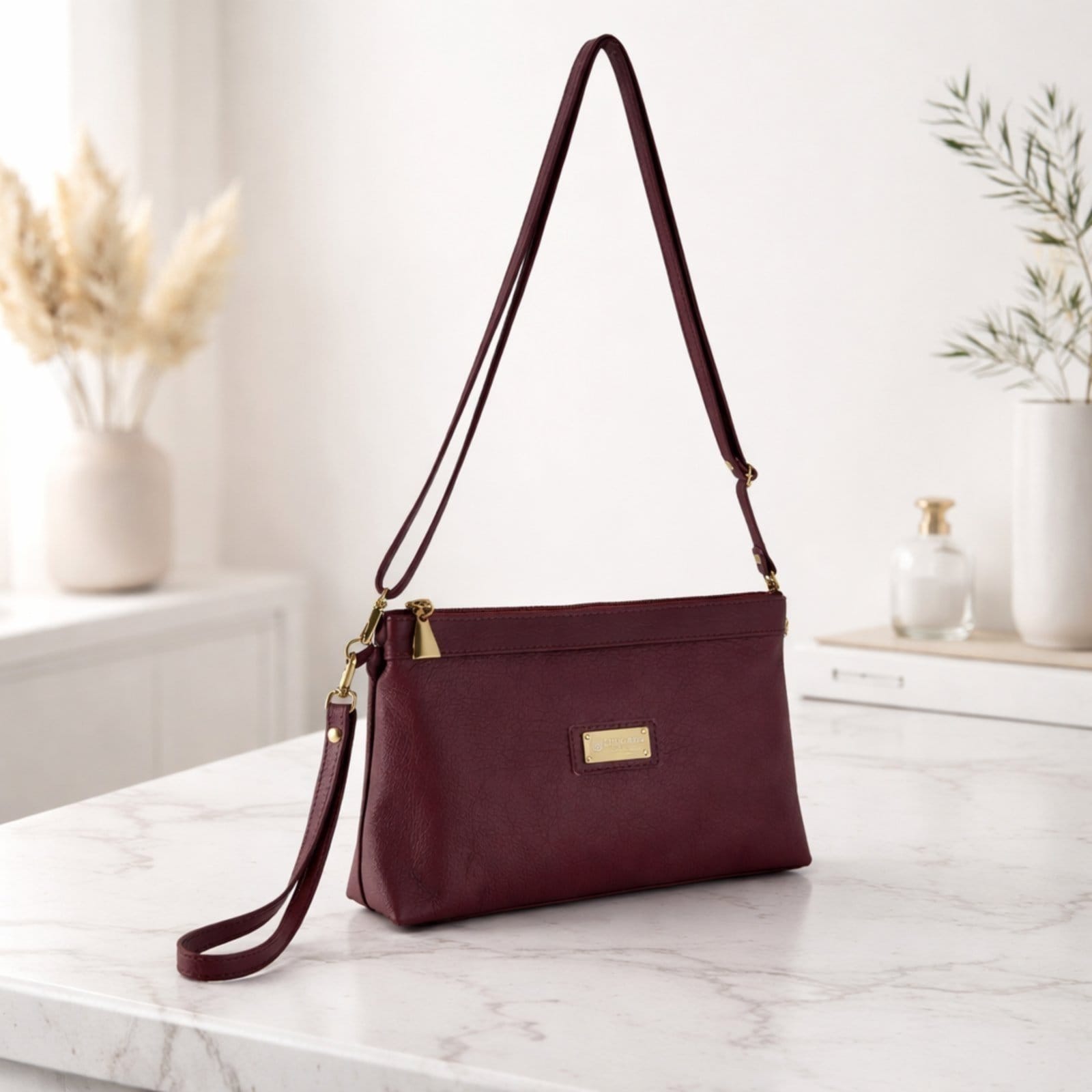 Bolsa Clutch Transversal TopGrife Couro