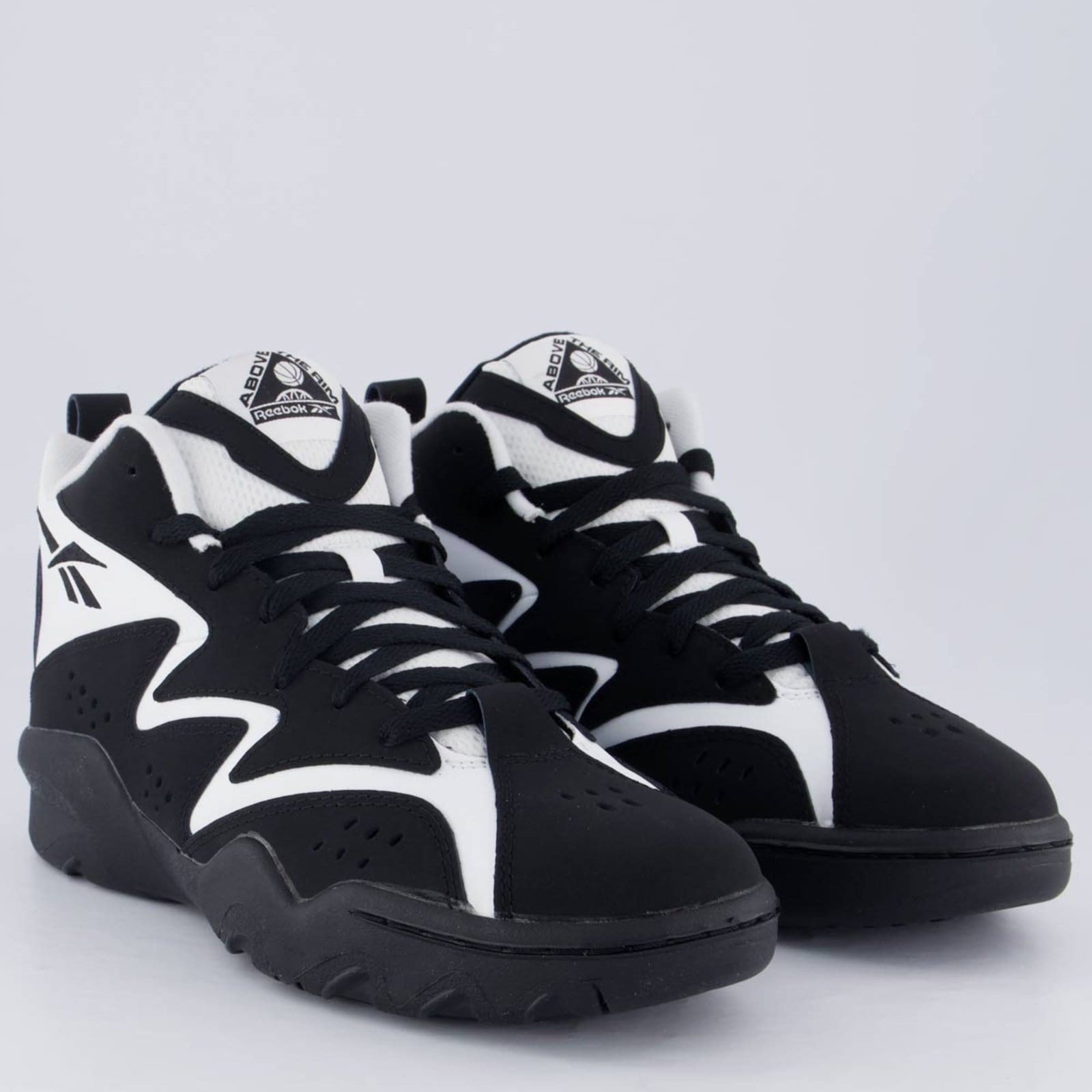 Vista 2 Tênis Reebok BB4500 DMX Preta e Branca Reebok preto