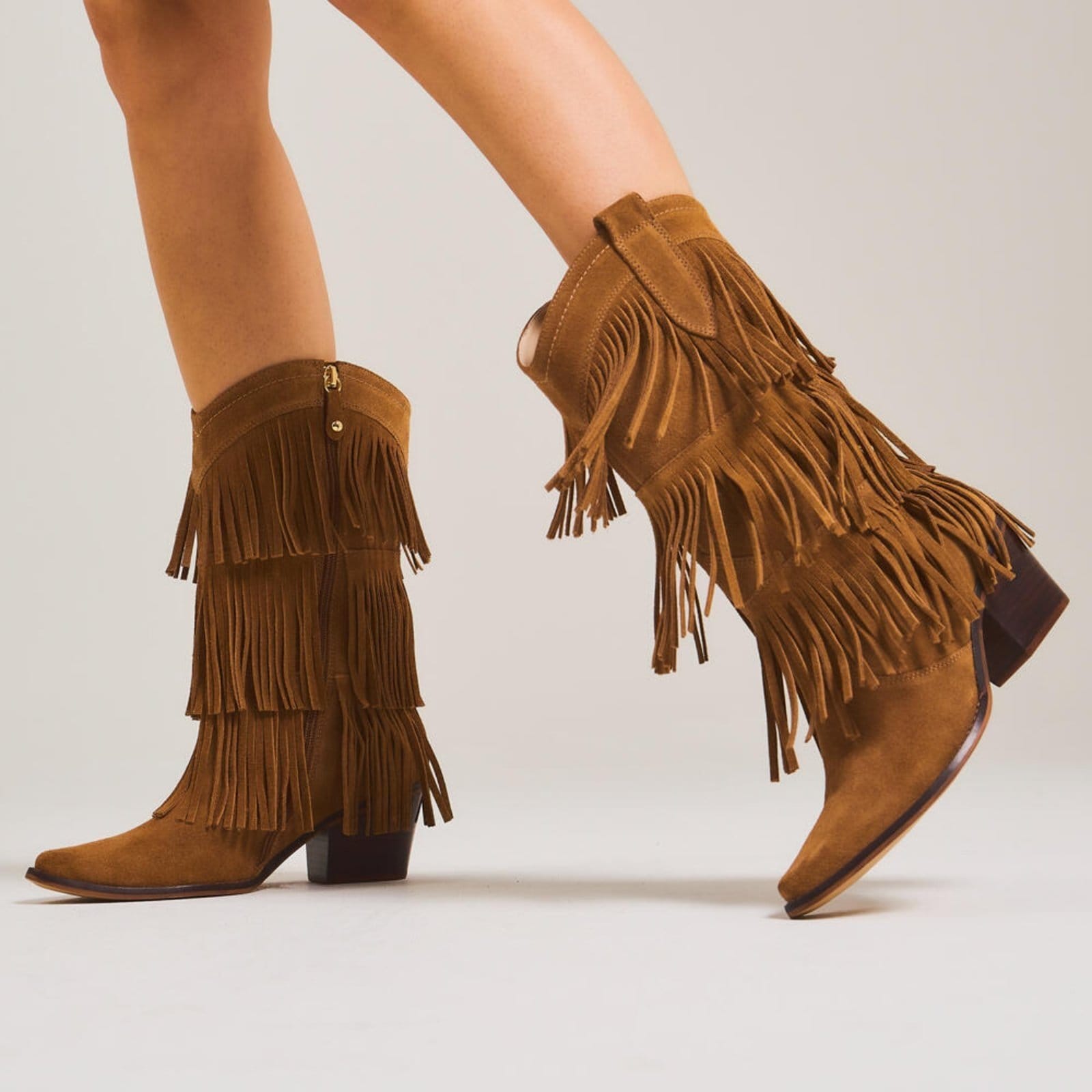 Bota Couro Cano Médio Cecconello 2907001-3 - 2