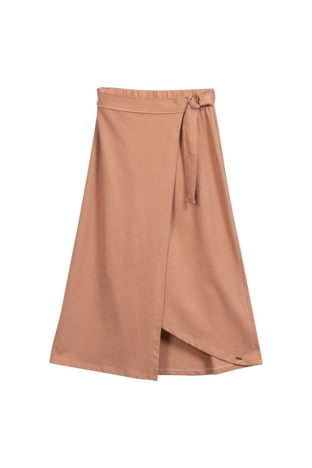 Vista 2 Saia Feminina Transpassada Marialícia Marialícia laranja