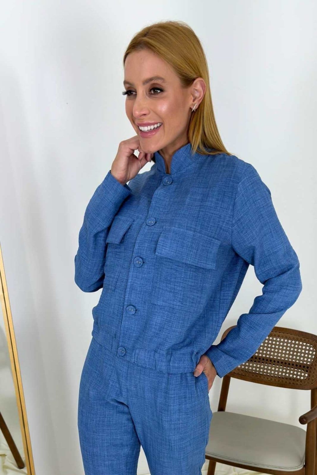 Jaqueta Vanibele Crepe