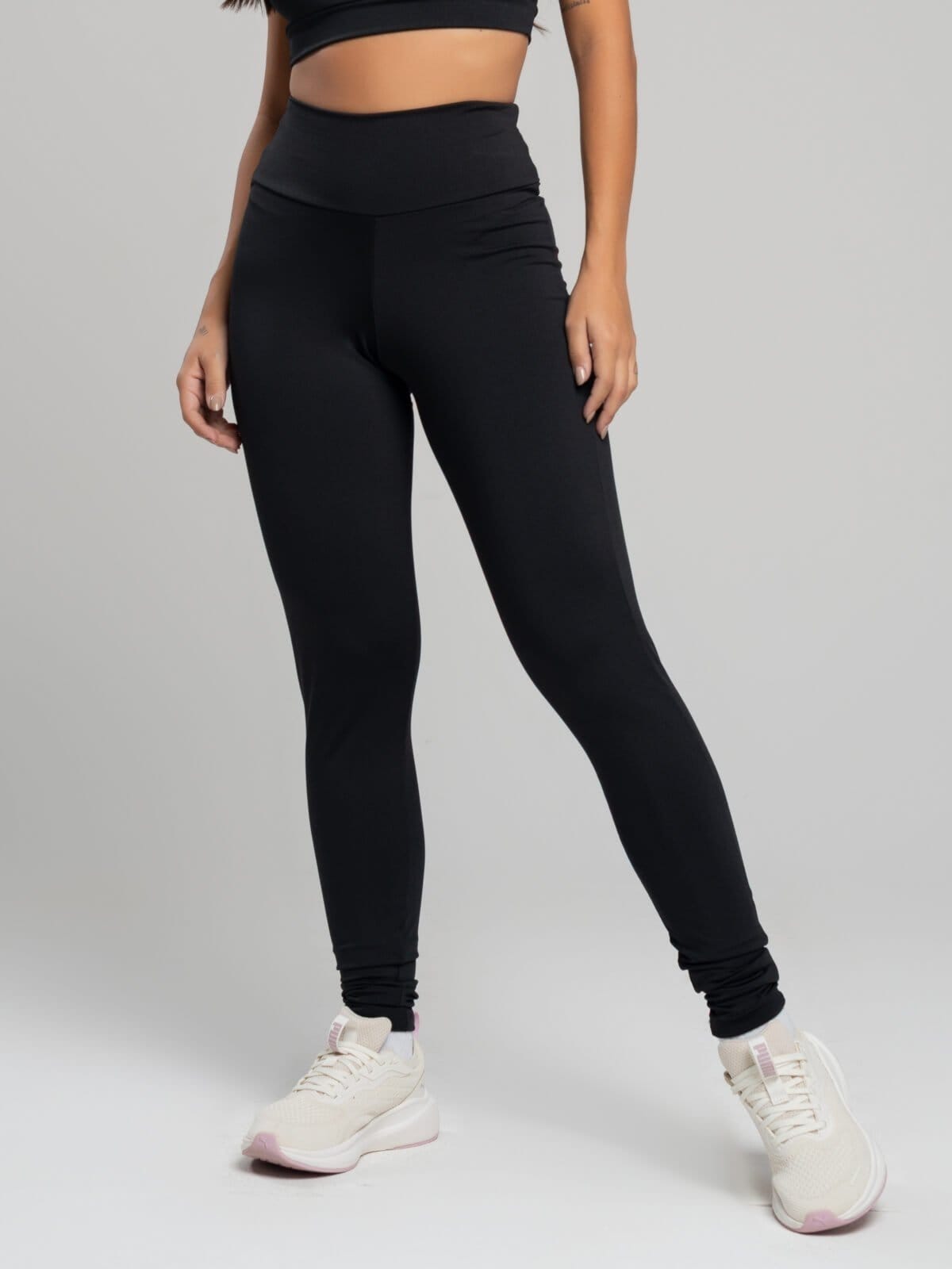 Calça Legging Suplex Cintura Alta Moda Fitness Feminina Treino Academia