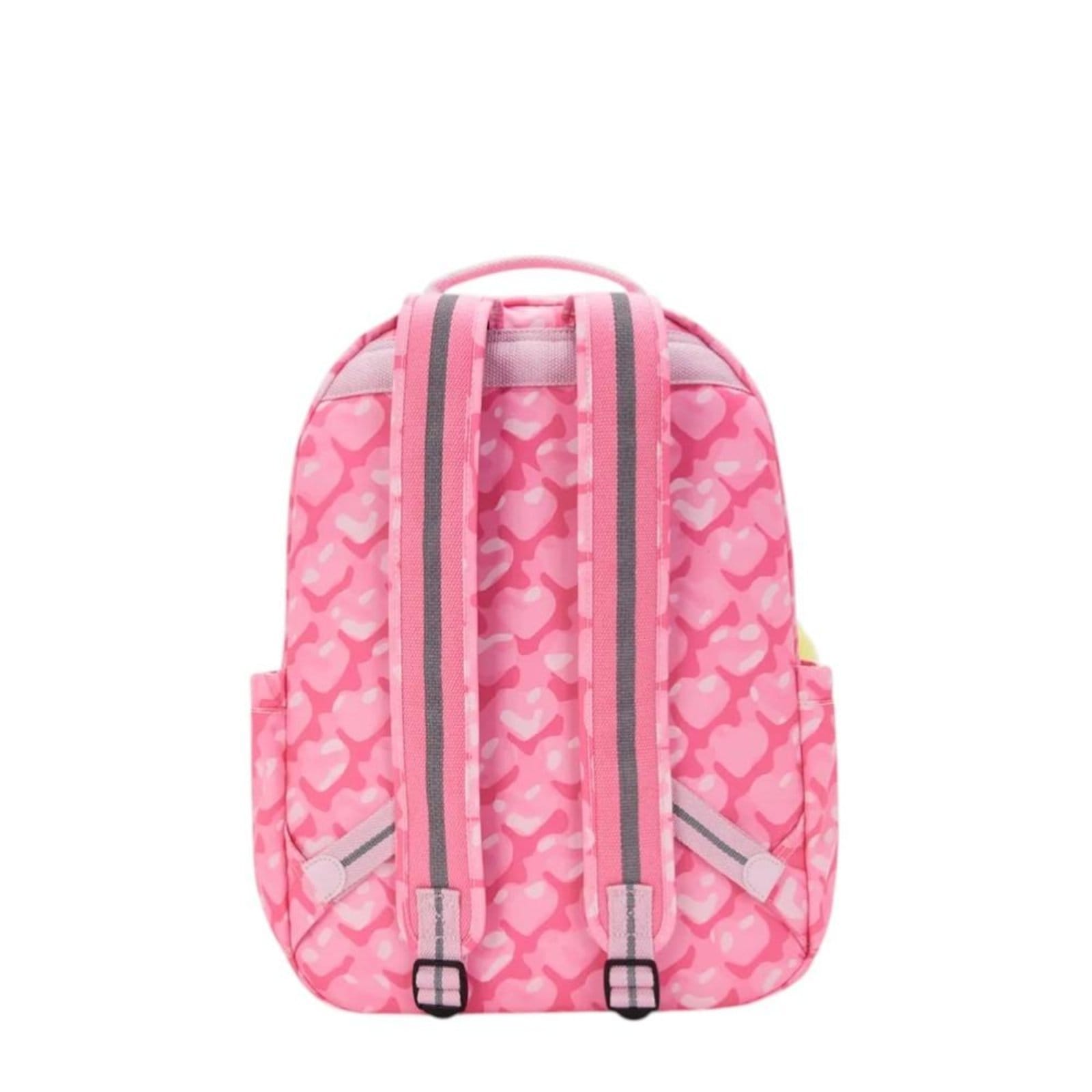 Vista 2 Mochila Kipling Seoul Estampado Adorable Hearts Kipling rosa