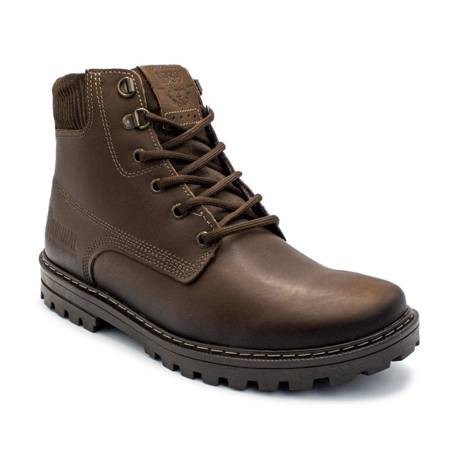 Vista 2 Bota Pegada Masculina Couro 181502 PEGADA marrom