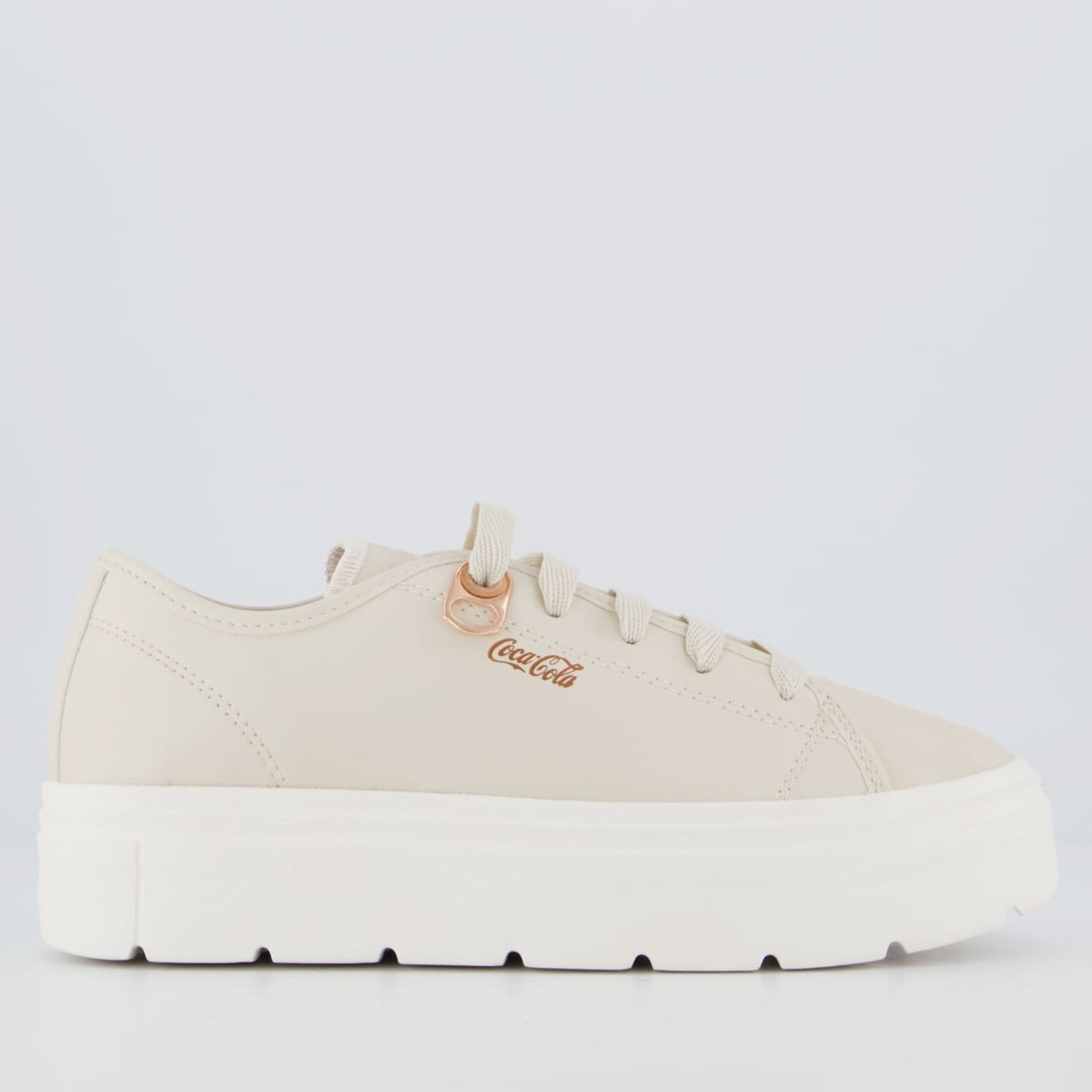 Tênis Coca Cola Harmony Class Town Feminino Off White