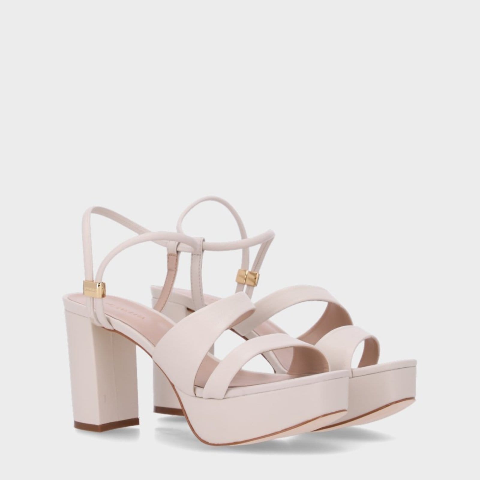 Vista 2 Sandália Plataforma Luz da Lua - 60030012 Luz Da Lua Off-white Luz Da Lua off-white white