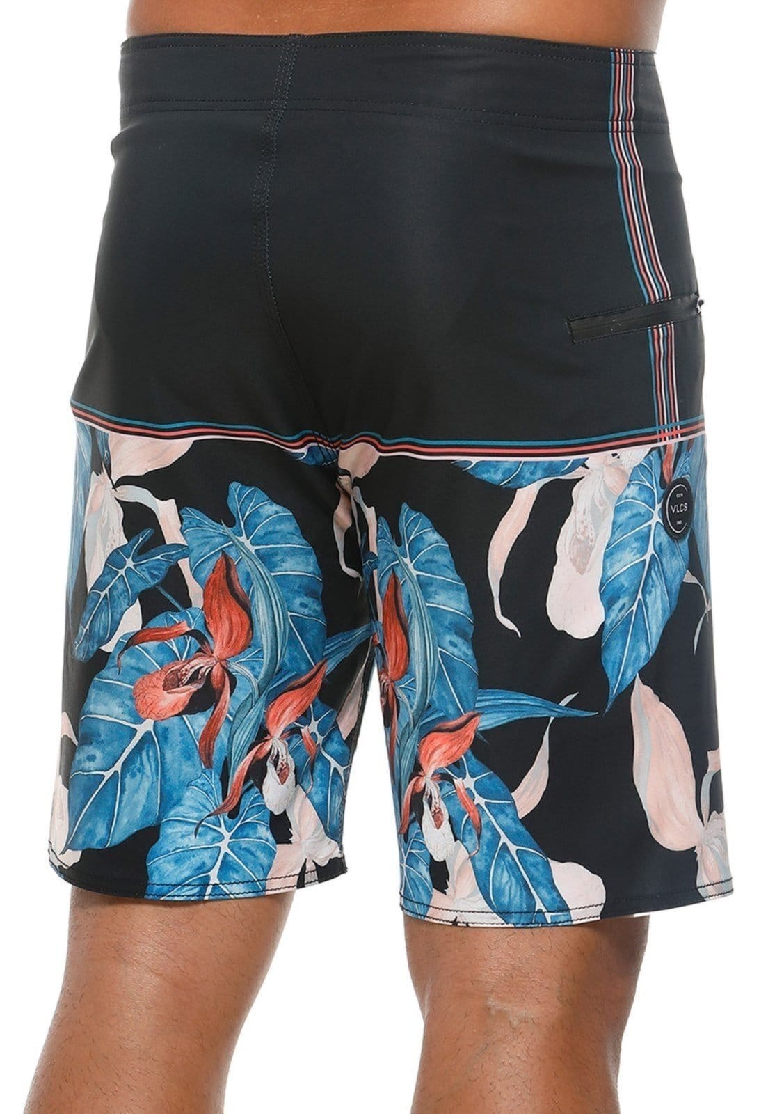 Vista 2 Bermuda Água Masculina Boardshorts Elastano VLCS VLCS VIOLAÇÕES azul