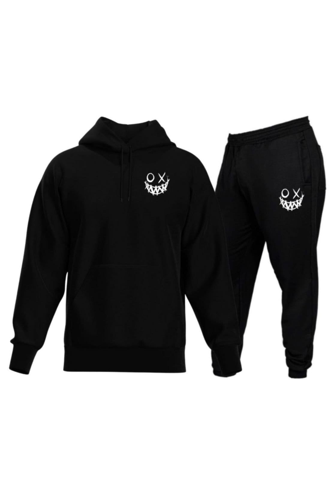 Conjunto Moletom Blusa De Frio E Calça Moletom Estampa