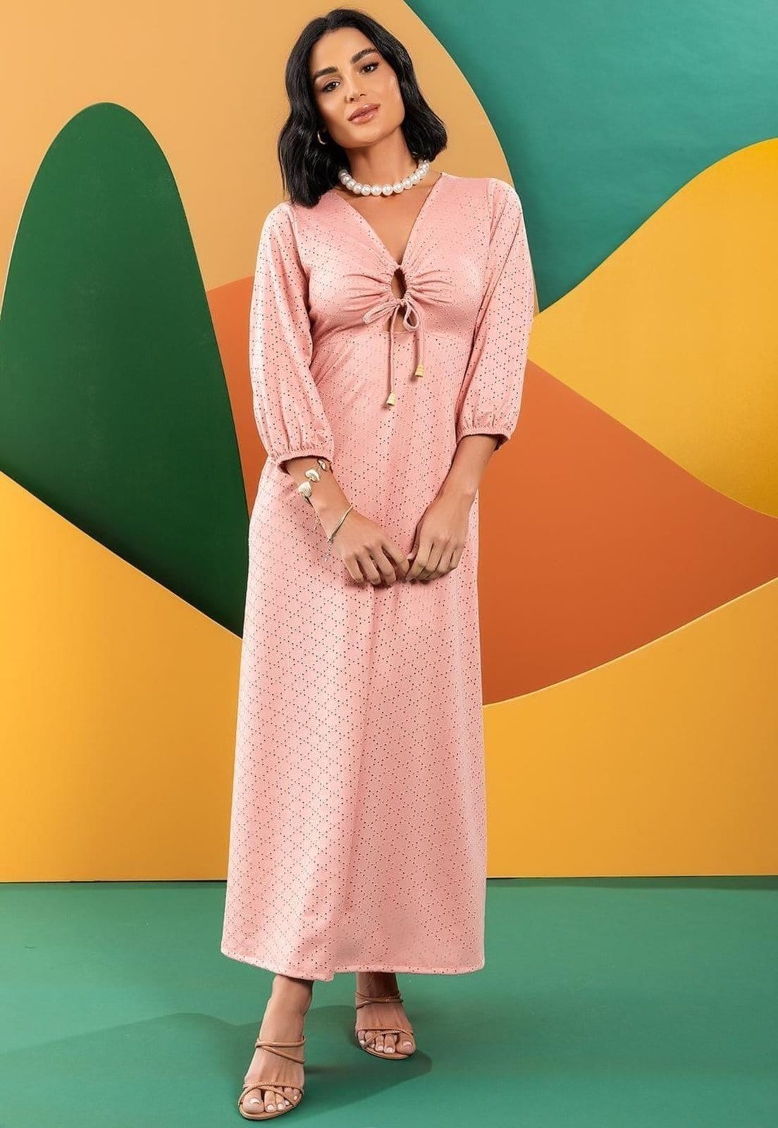 Vestido Em Malha Laise