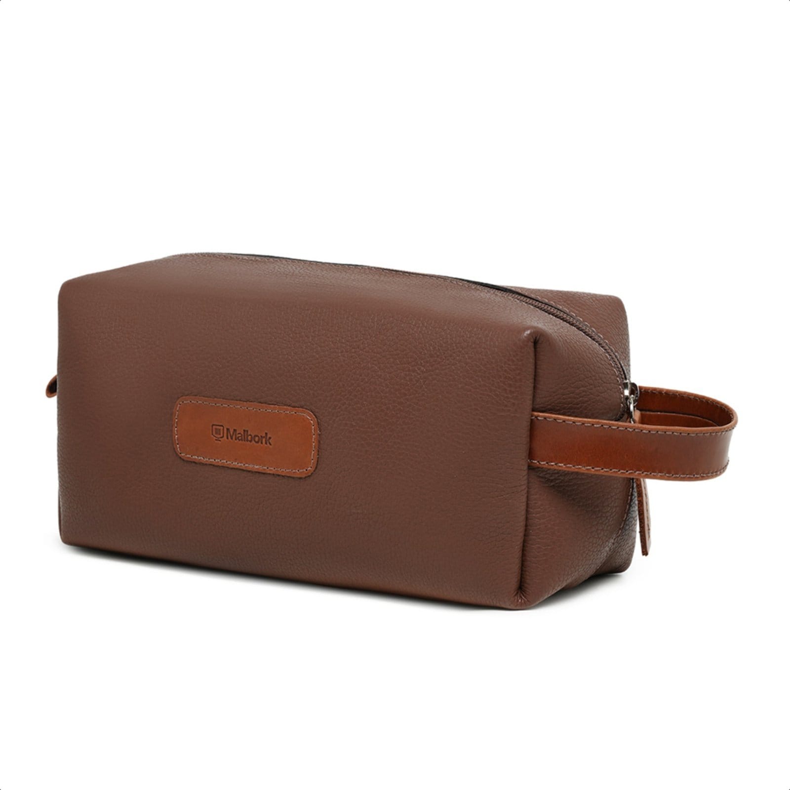 Vista 2 Nécessaire Masculina Malbork com Zíper Malbork marrom