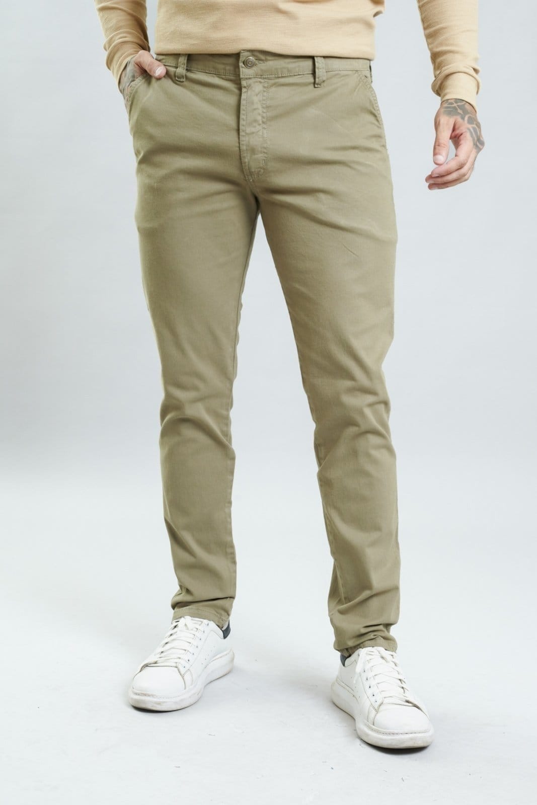 Calça de Sarja Sport Fino Masculina Color