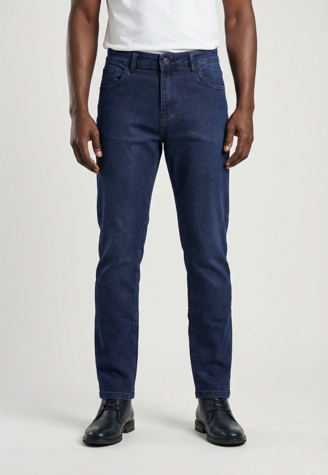 Calça Masculina Aleatory Reta Escura