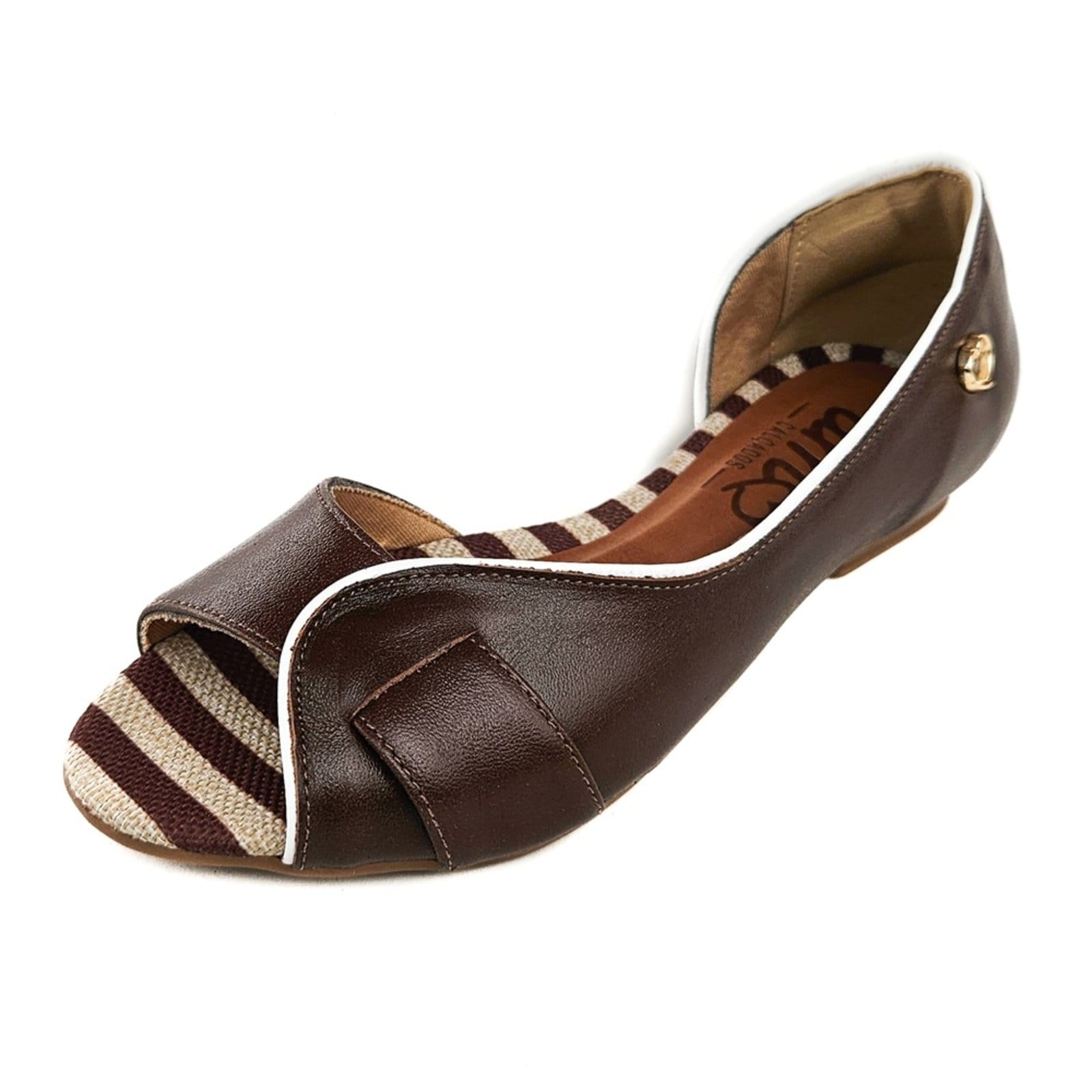 Sandália Rasteira em Couro Amo Calçados Lily