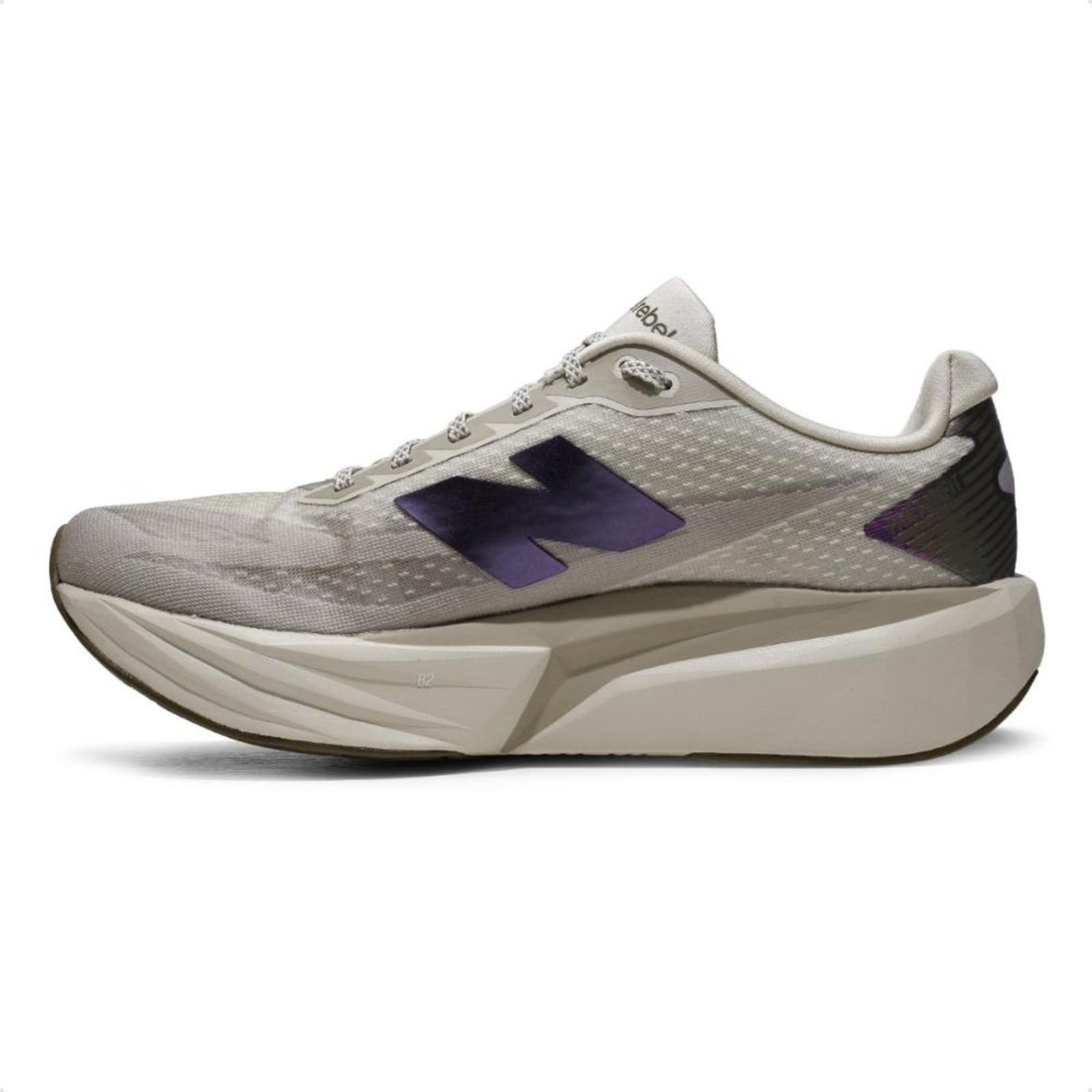 Vista 2 Tenis New Balance Fuelcell Rebel V5 Masculino New Balance bege
