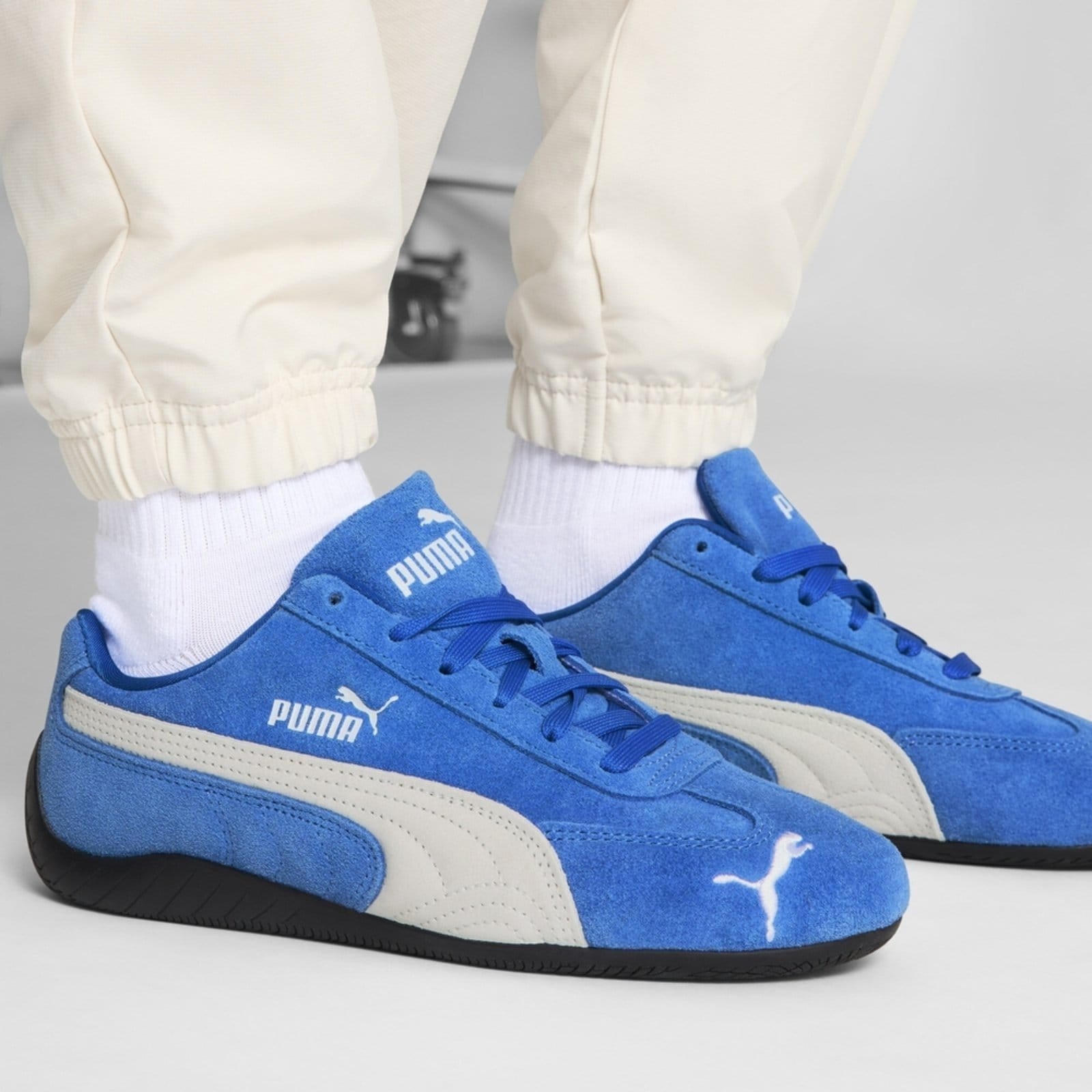 Vista 2 Tênis Speedcat OG Feminino Puma azul