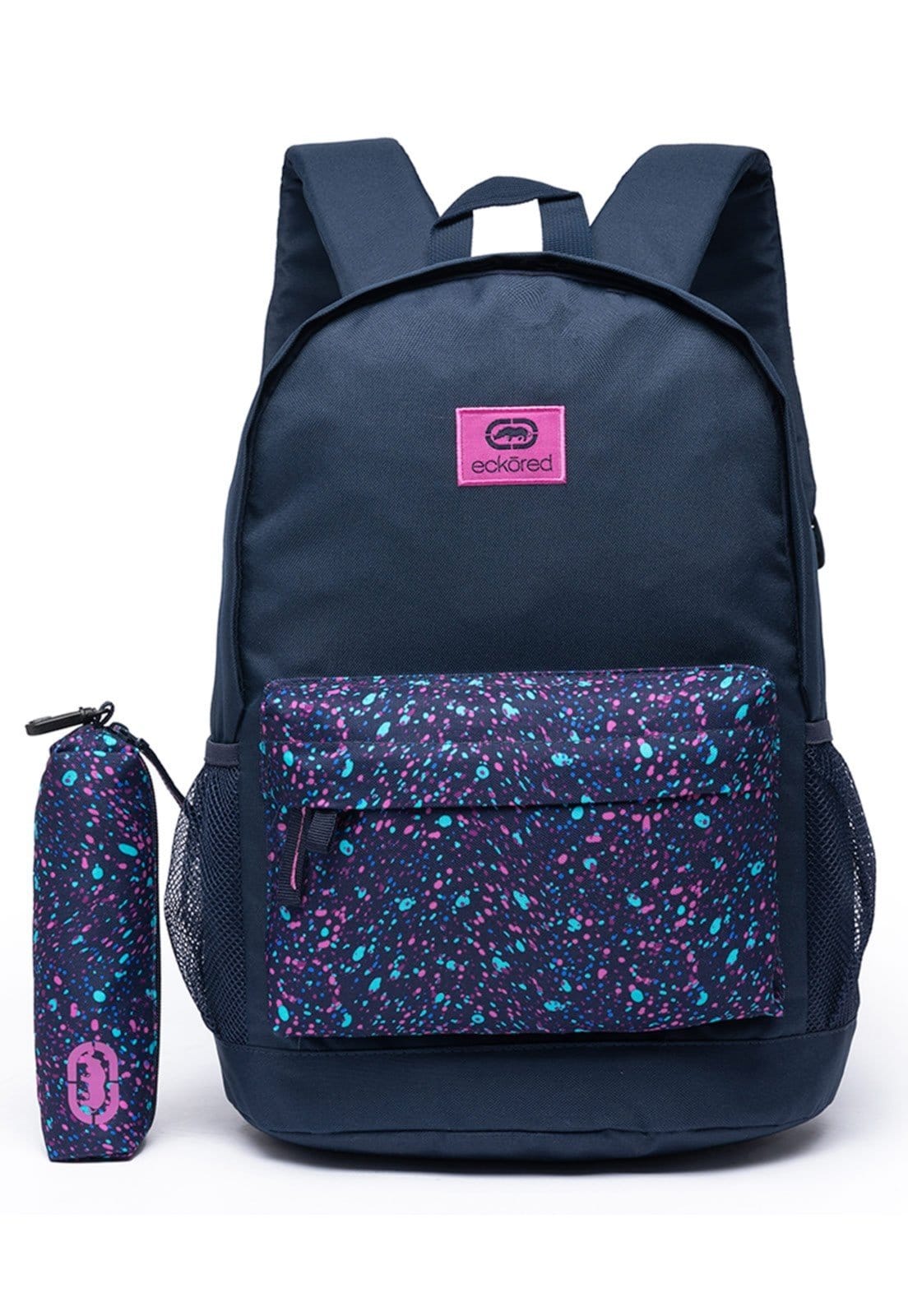 Mochila Feminina Ecko Estojo Casual Escolar Faculdade Original