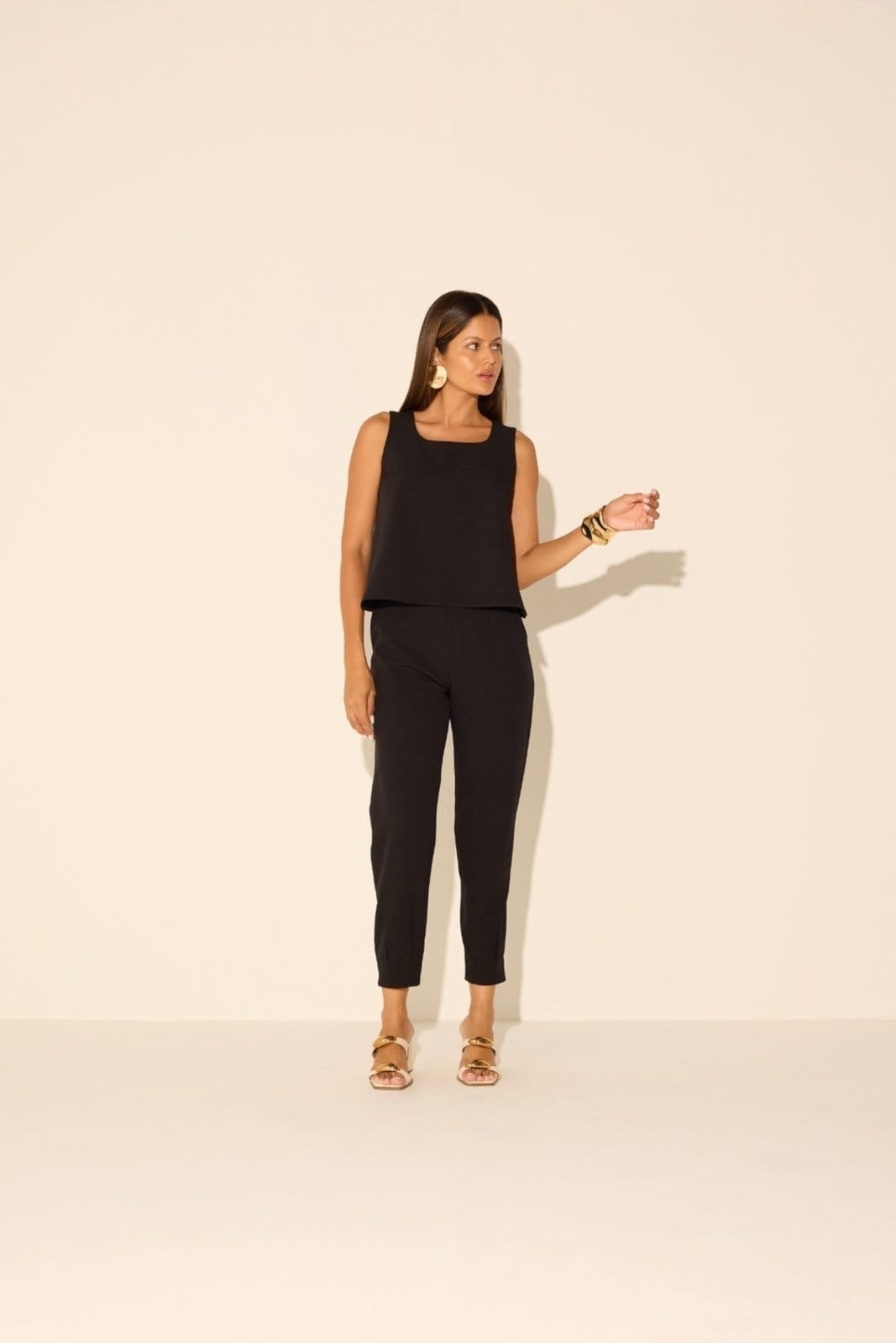 Calça Vanibele Alfaiataria Preta