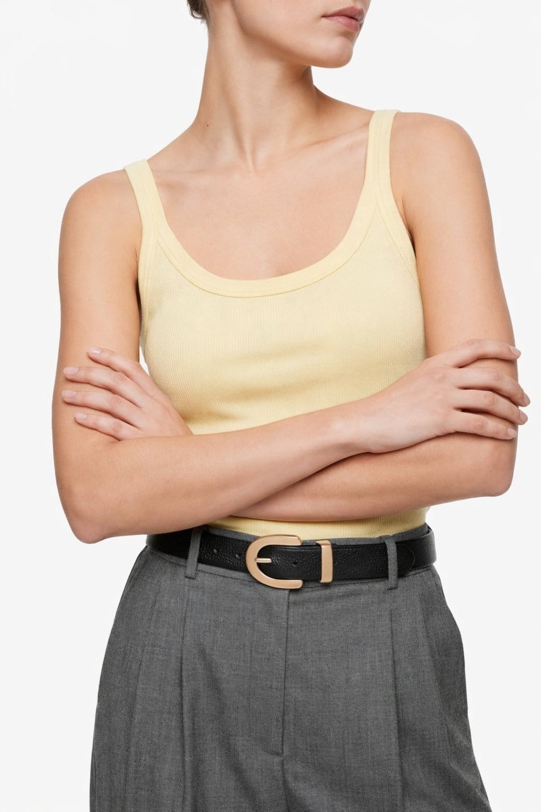 Cinto Fivela Gold D Bell Outelet Fashion Preto