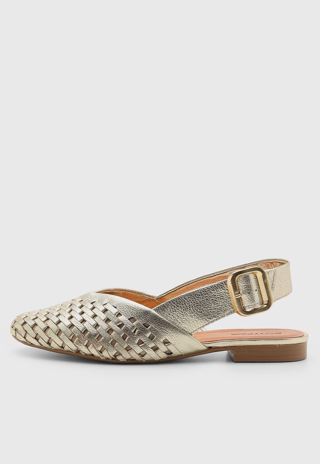 Sapatilha Feminino Bottero Trama Metalizado