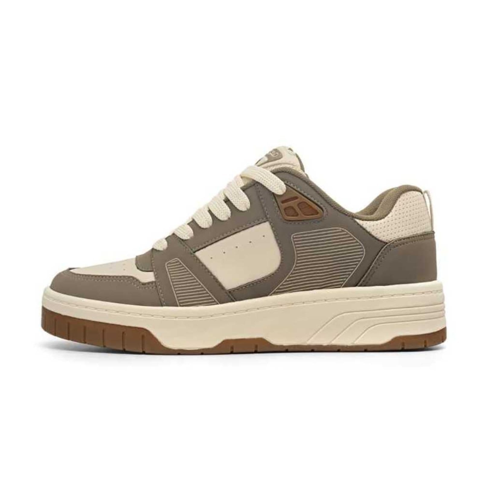 Vista 2 Tênis Masculino Logus Casual Sneaker Logus bege