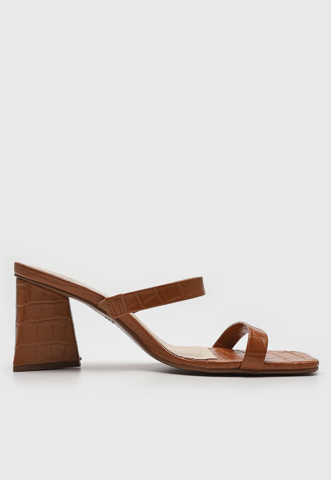 Vista 2 Tamanco cê Croco BEBECÊ caramelo