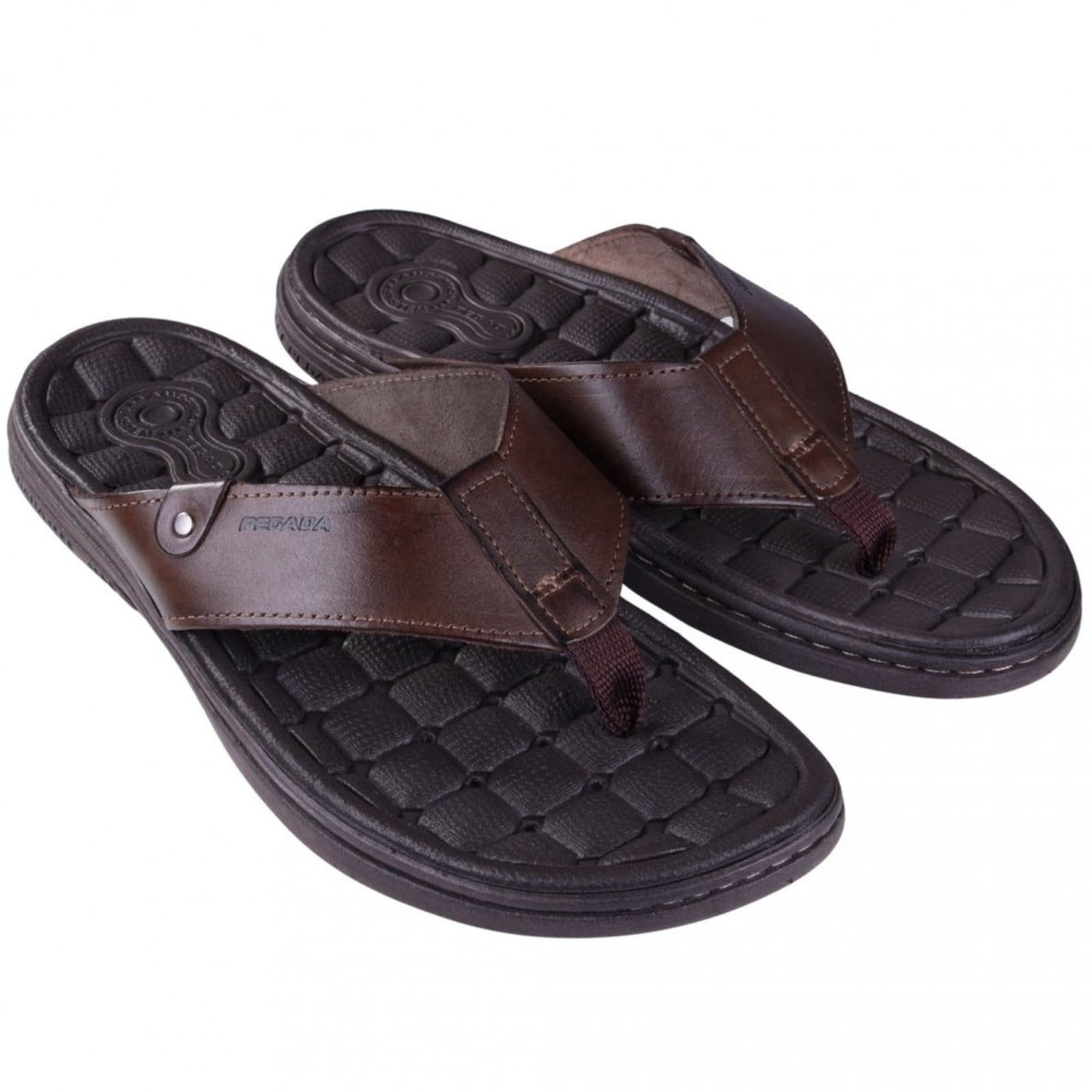 Vista 2 Chinelo Masculino Pegada 131281 Pegada PEGADA marrom