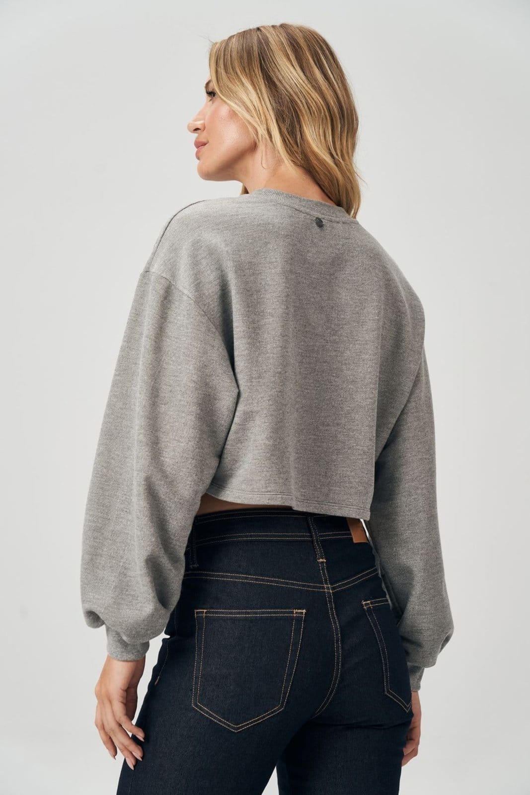 Vista 2 Blusão Moletom Cristal Feminino Acostamento ACOSTAMENTO MASCULINO cinza