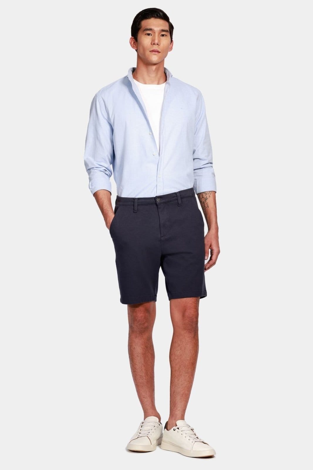 Vista 2 Bermuda Aramis Chino Color Comfort Chumbo Aramis incolor