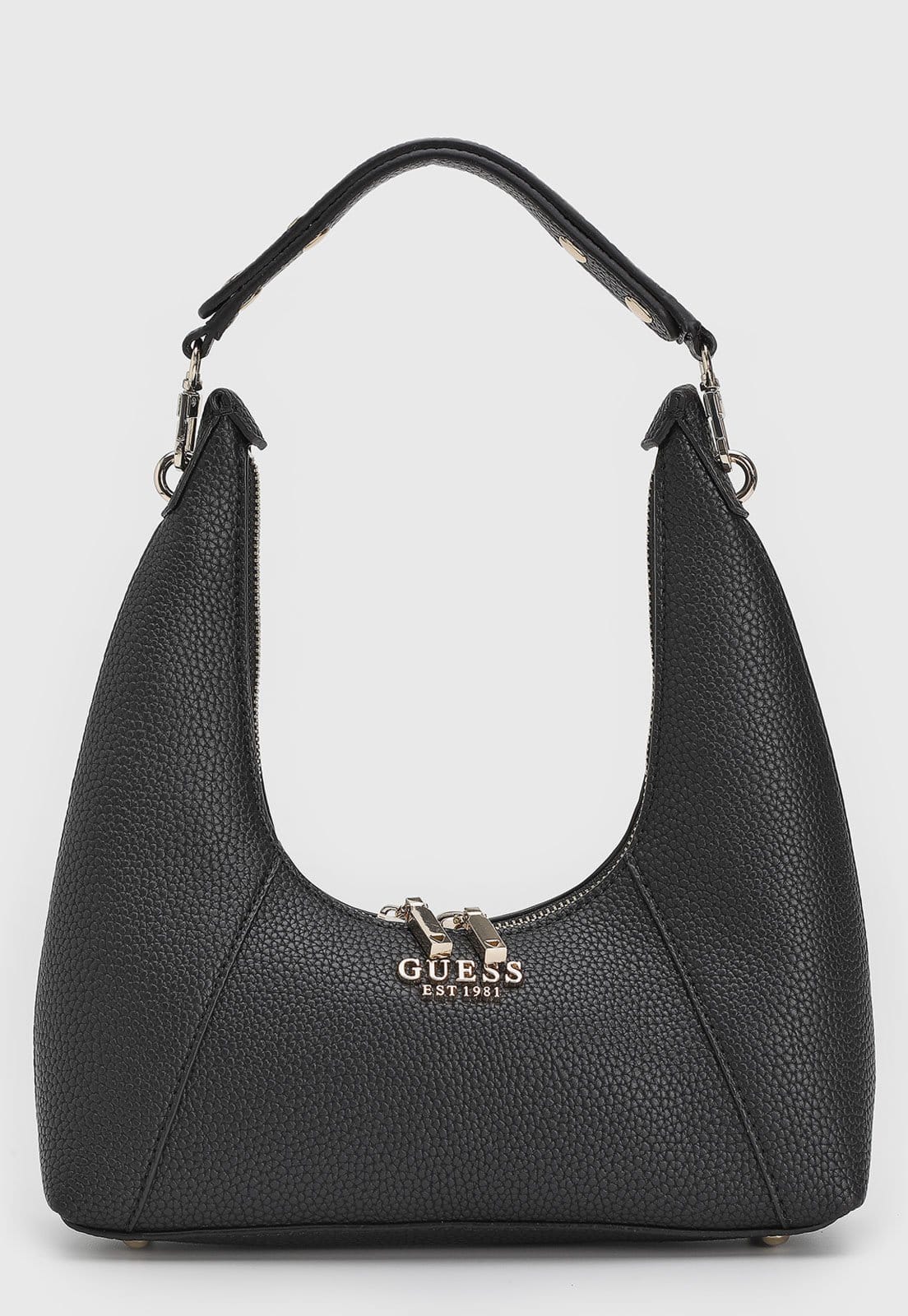 Bolsa Feminina Guess Média Texturizada Preta