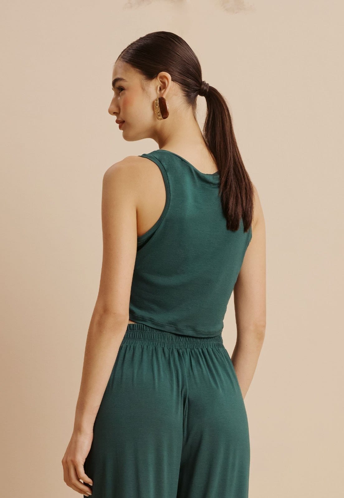 Vista 2 Regata Cropped CaCay vermelho