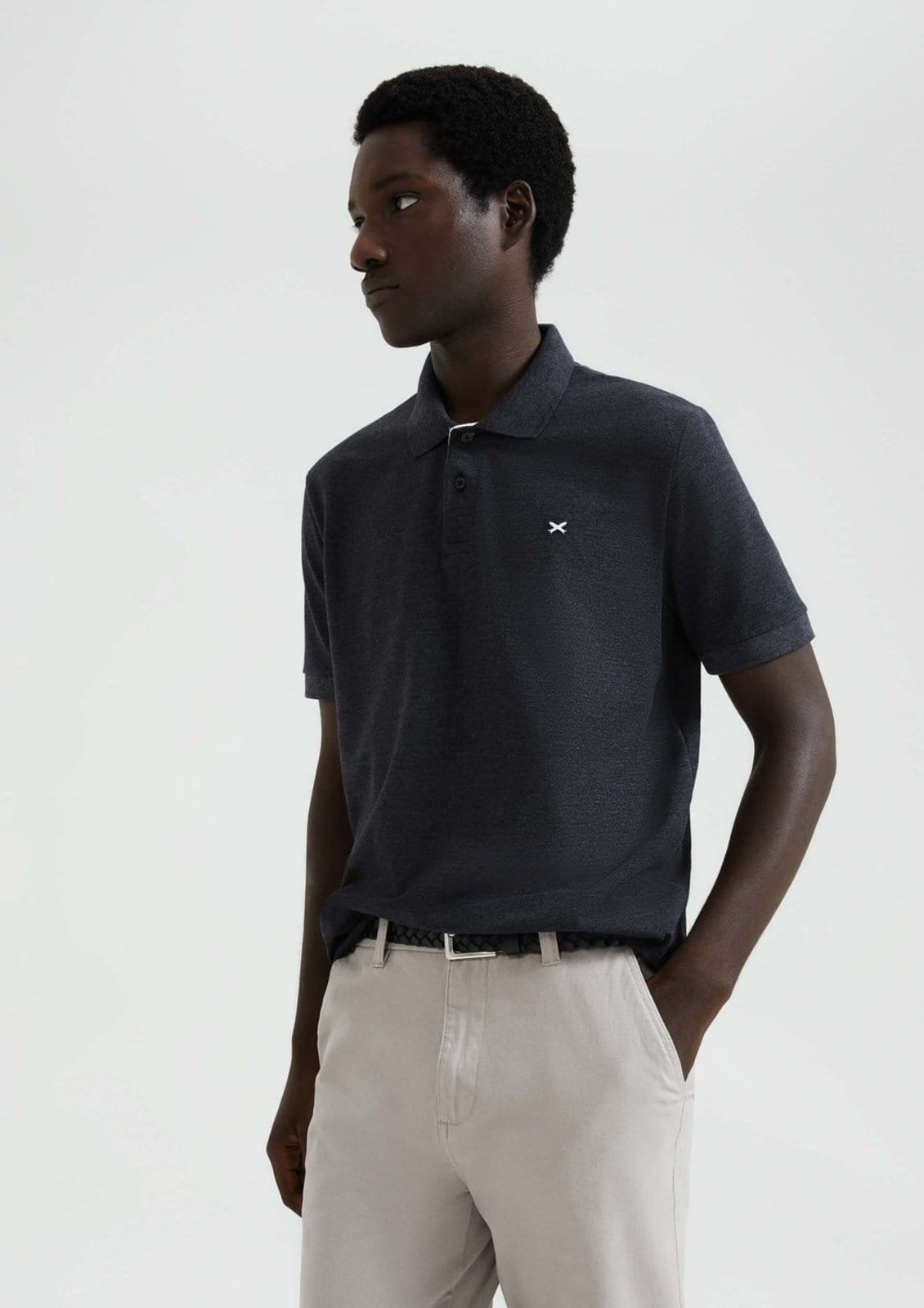 Camisa Polo Básica Masculina Em Malha Piquet