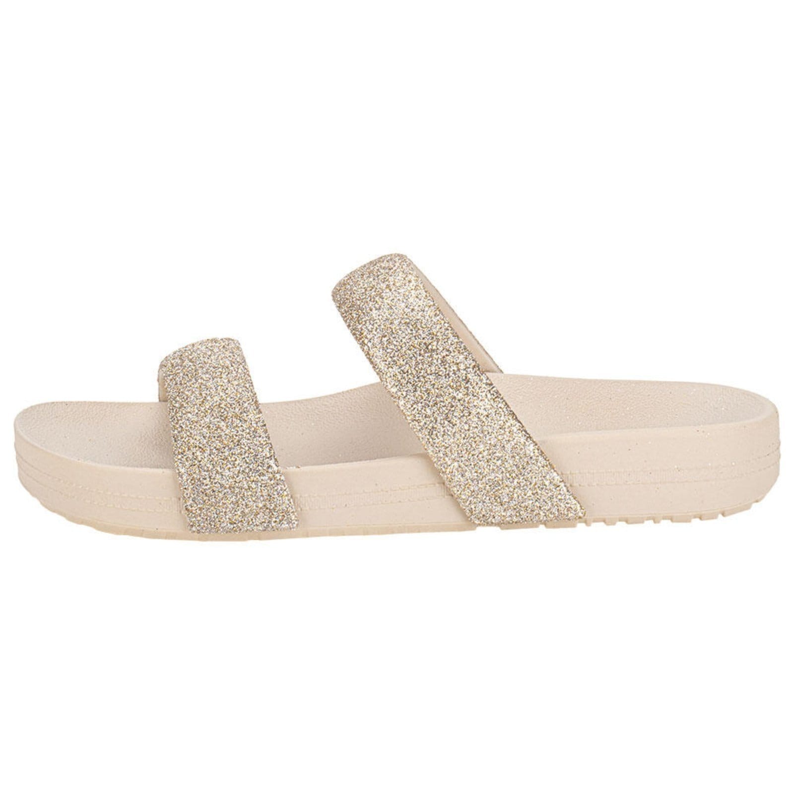 Vista 2 Tamanco Feminino Flat Bestie Zaxy 19206 3299206 Zaxy bege