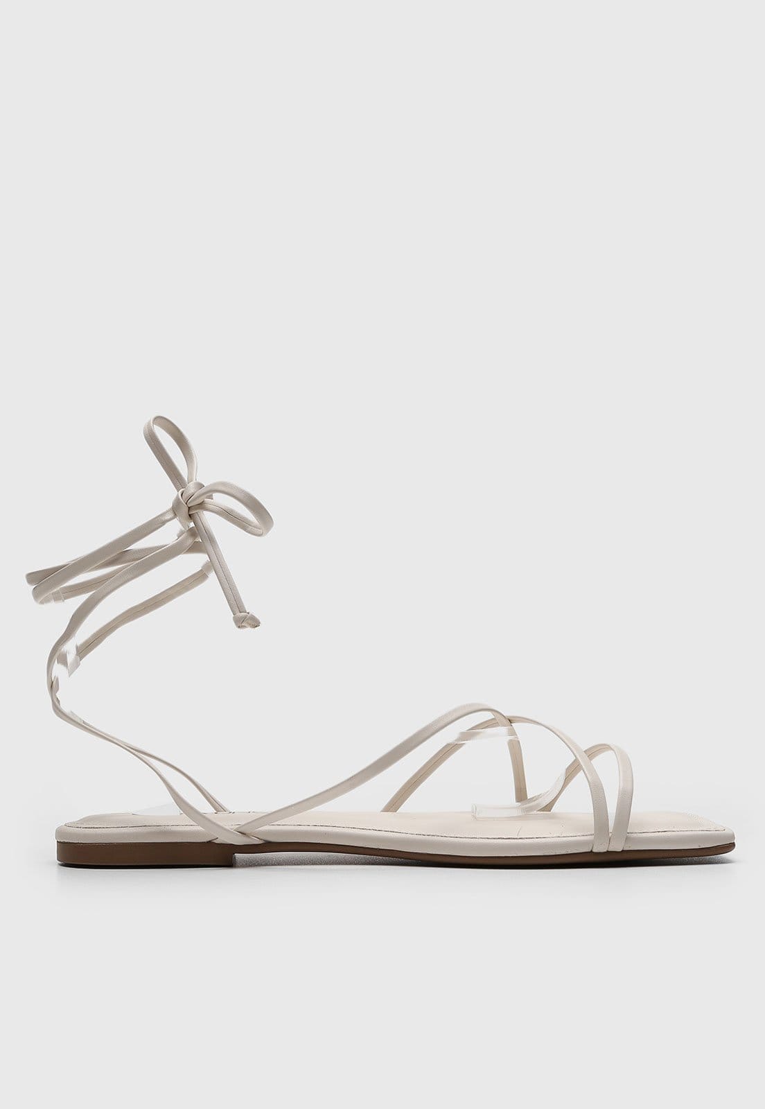 Vista 2 Rasteira Via Uno Amarração Off-White VIA UNO off-white white