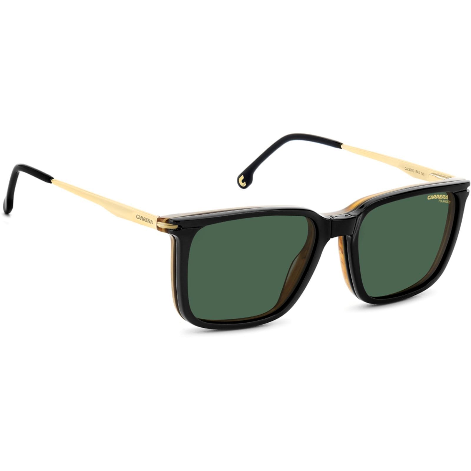 Vista 2 Óculos de Sol Carrera Clip On 357C EX4 5417 Masculino Carrera marrom