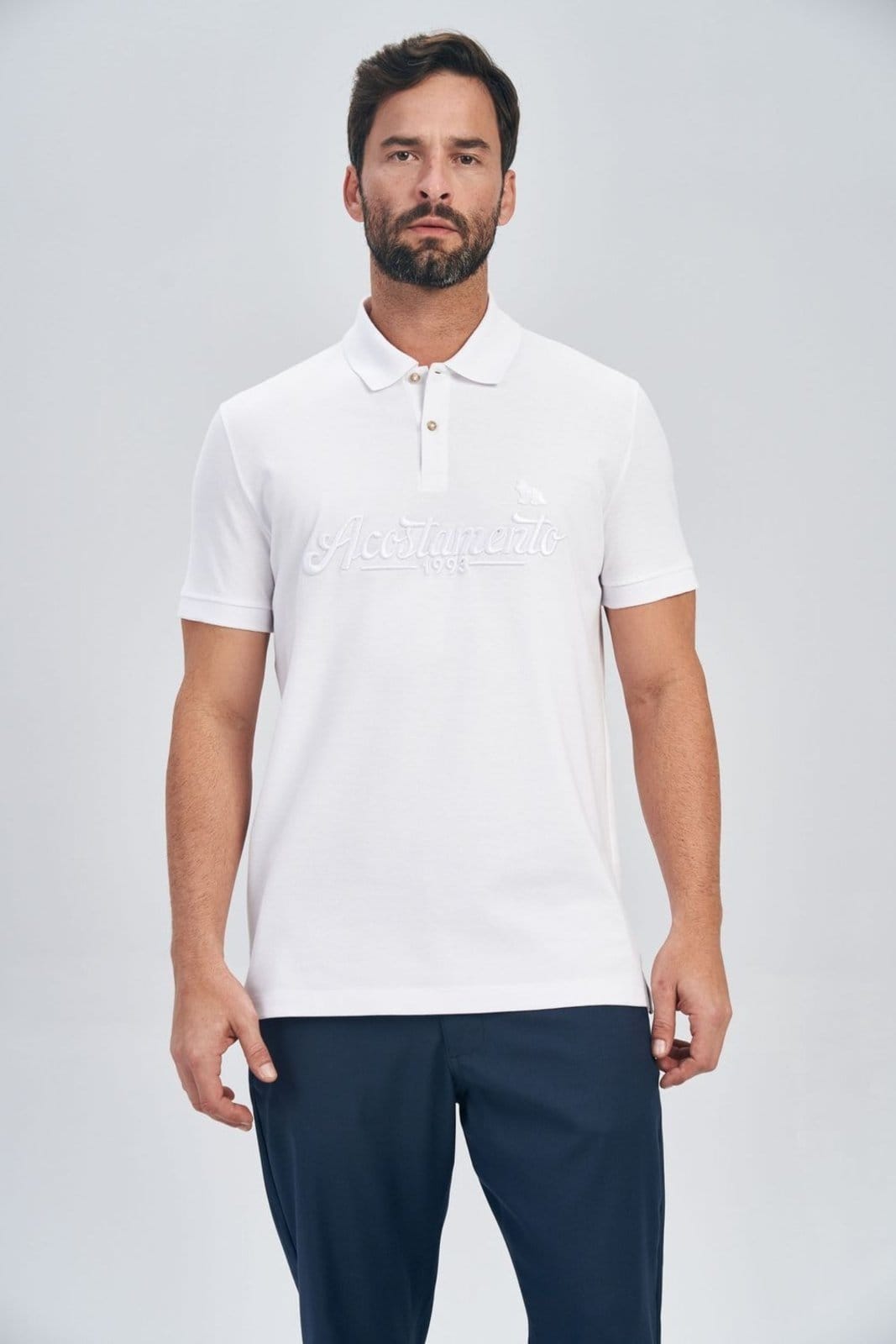 Polo Bordado 1993 Masculina Acostamento