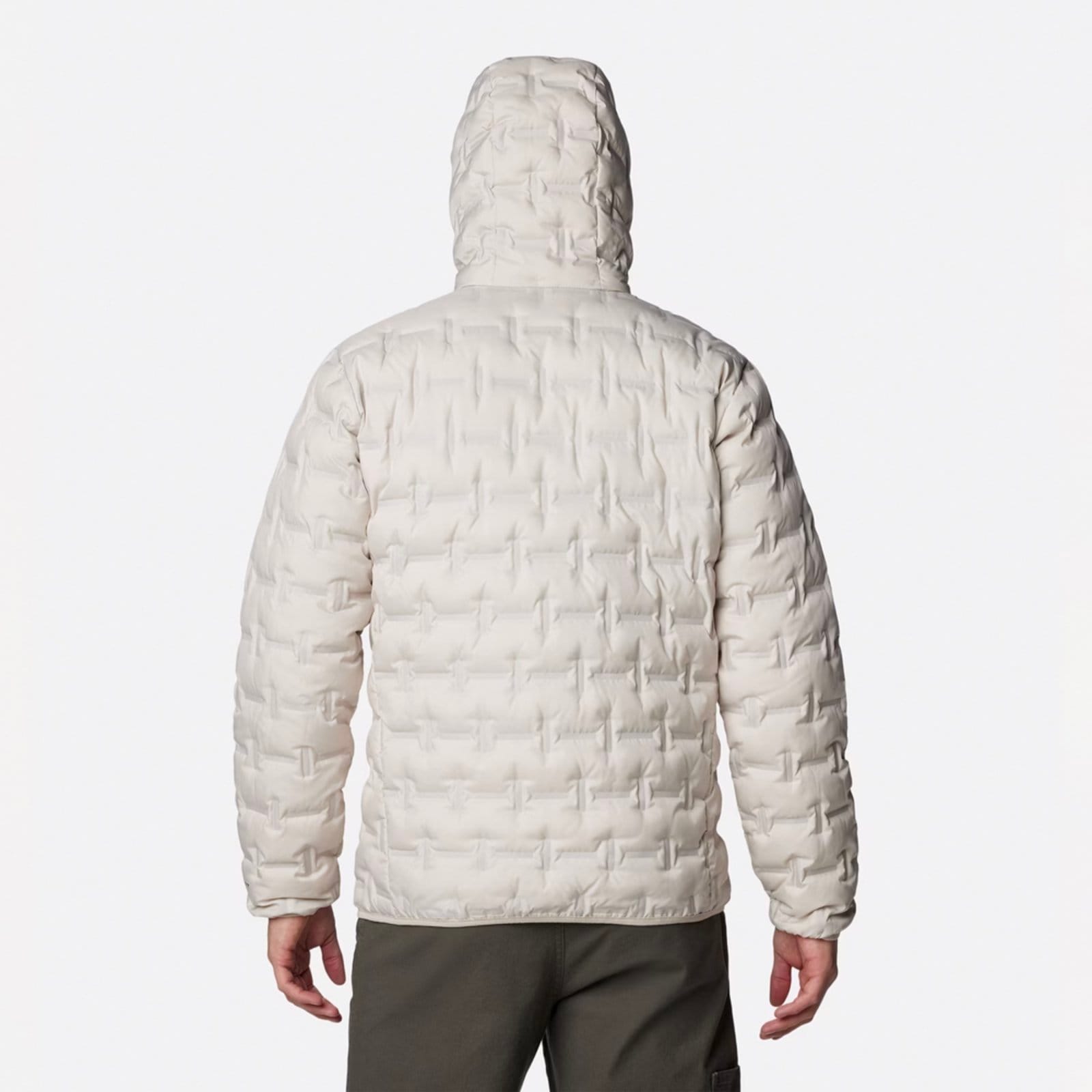 Vista 2 Jaqueta Columbia Down Delta Ridge II Hdd Off White Masculino Columbia amarelo white