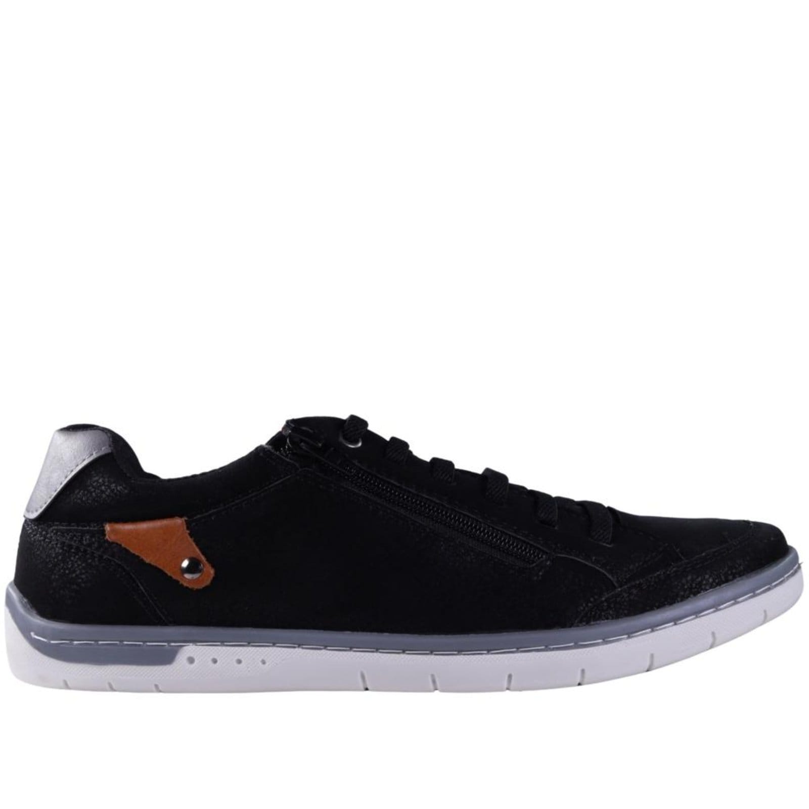 Sapatênis Masculino Zariff 2733 Preto/Preto