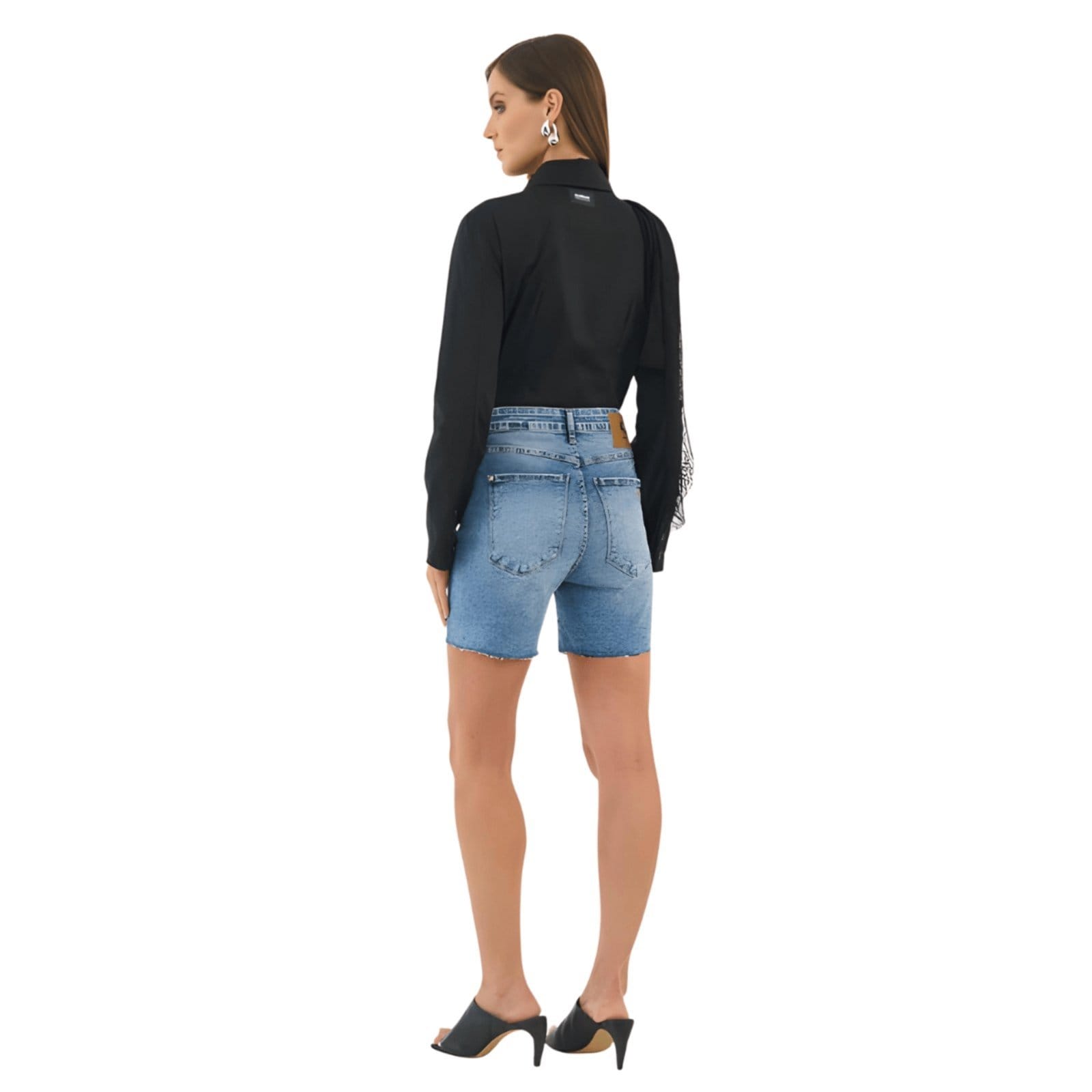 Vista 2 Bermuda Feminina Jade Colcci jeans