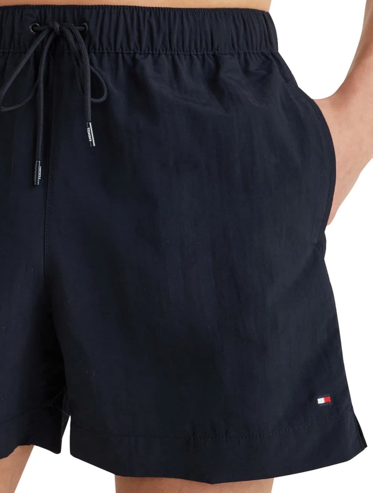 Vista 2 Short Tommy Hilfiger Medium Drawstring Embroidered Logo Tommy Hilfiger azul marinho