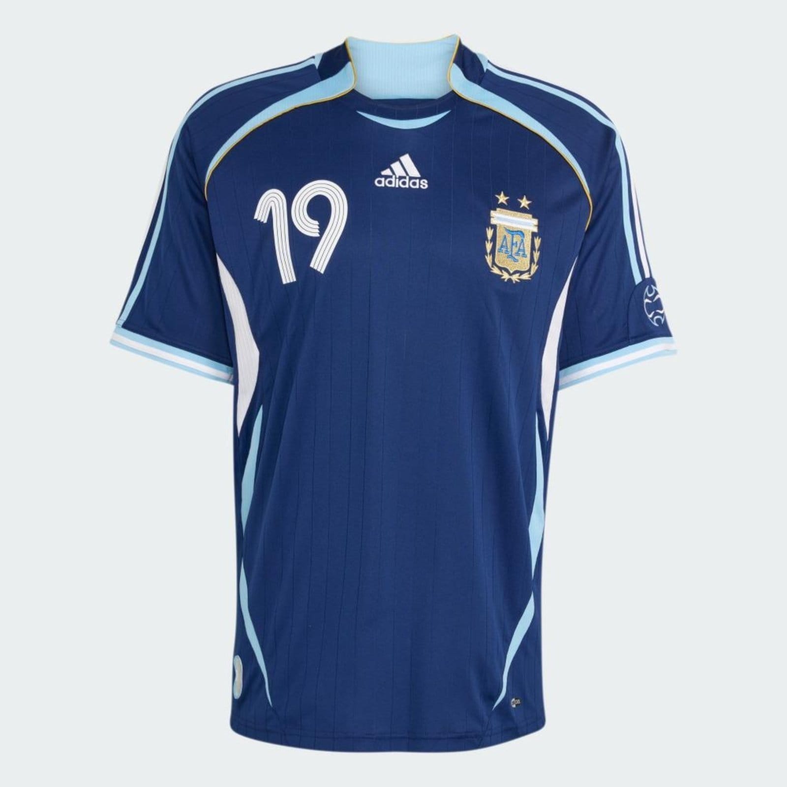 Vista 2 Camisa II Messi Seleção Argentina 2006 adidas Performance Adidas azul