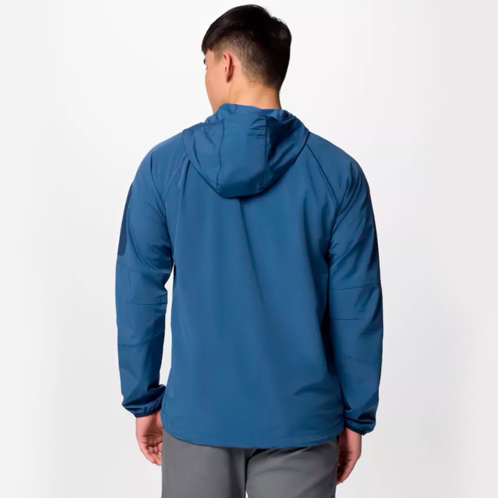 Vista 2 Jaqueta Columbia Tall Heights II Hooded Masculino Columbia azul