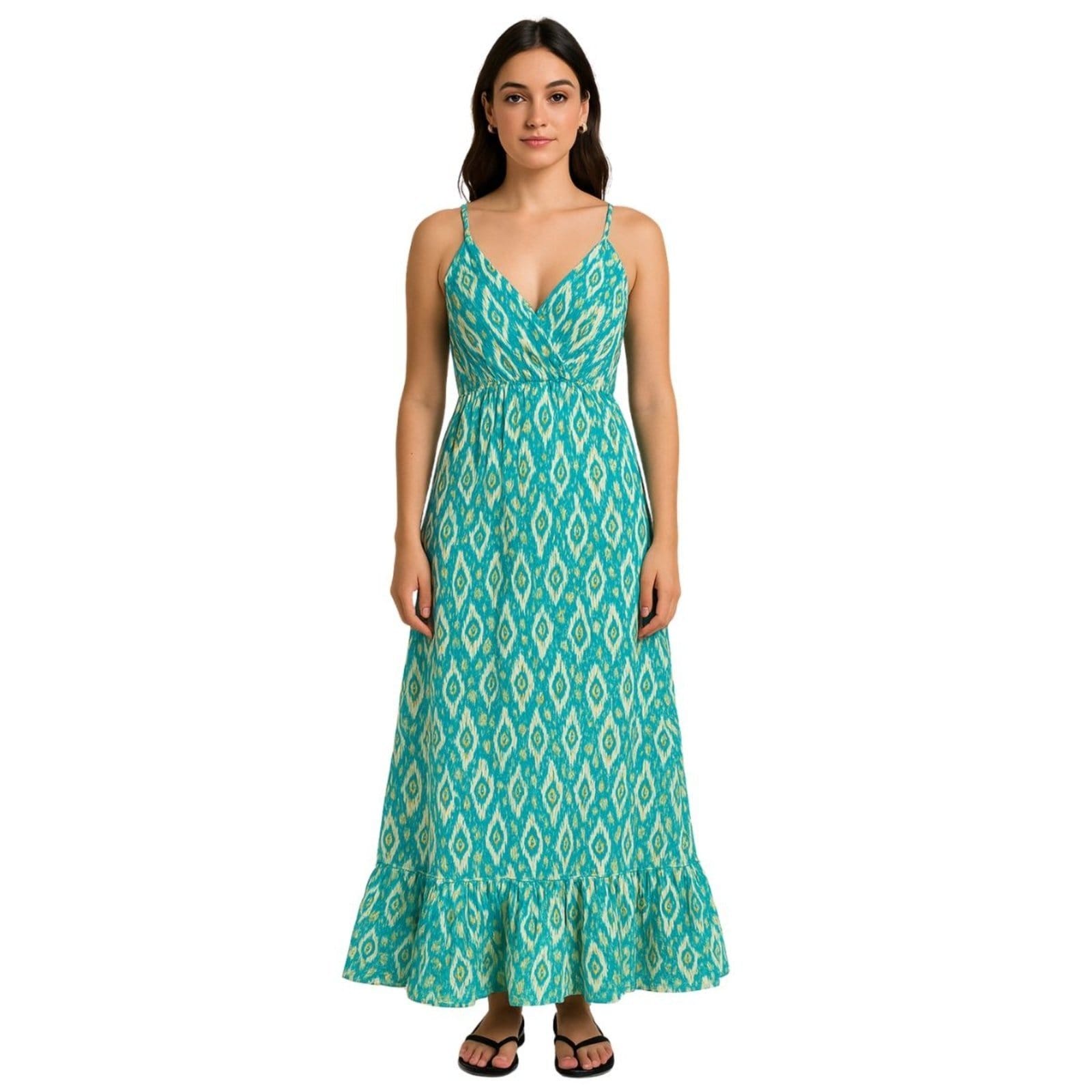 Vestido Indiano Vih Triny Longo com Cintura Ajustável